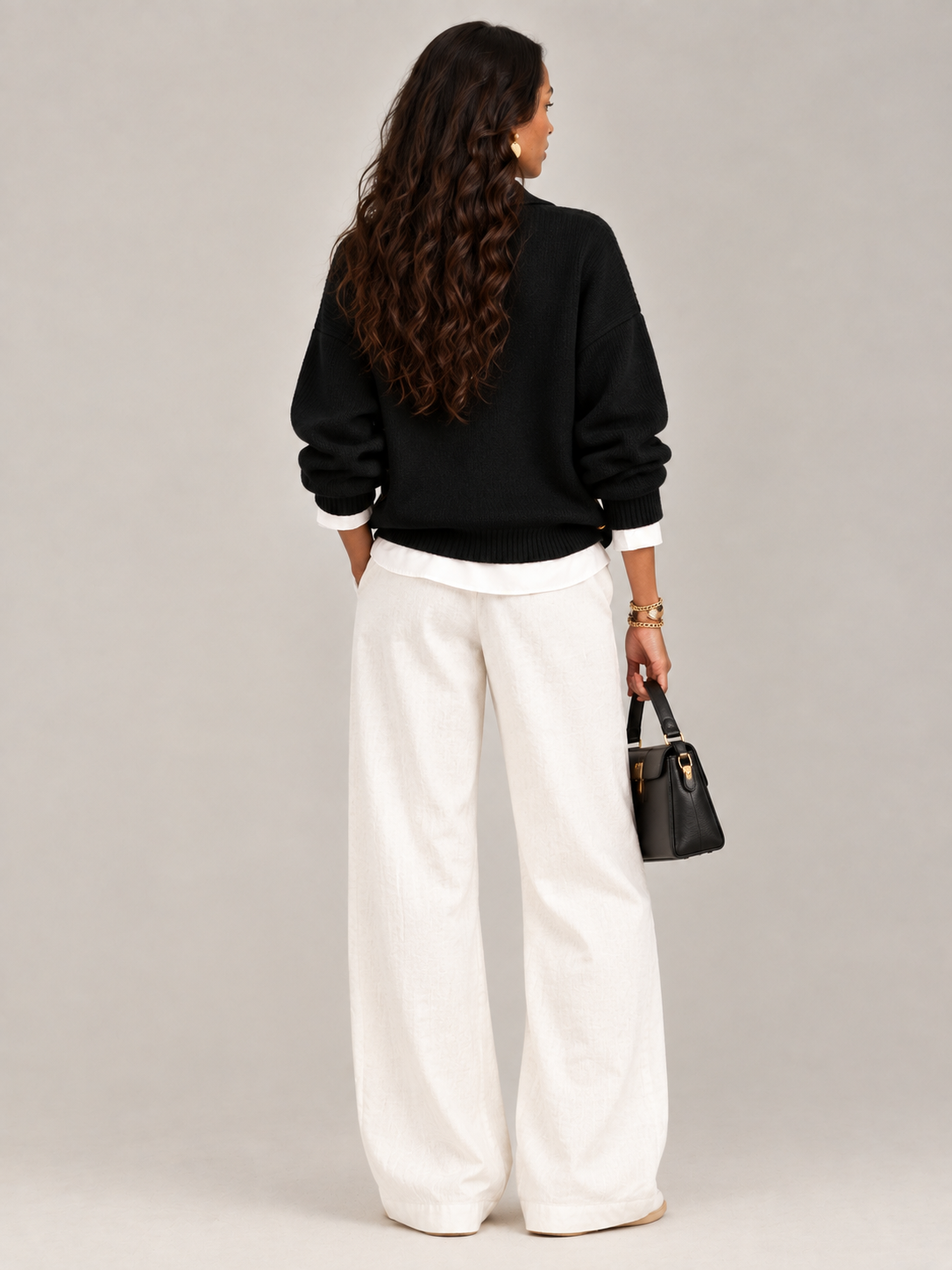 Valentine™ | Pull avec col polo et boutons