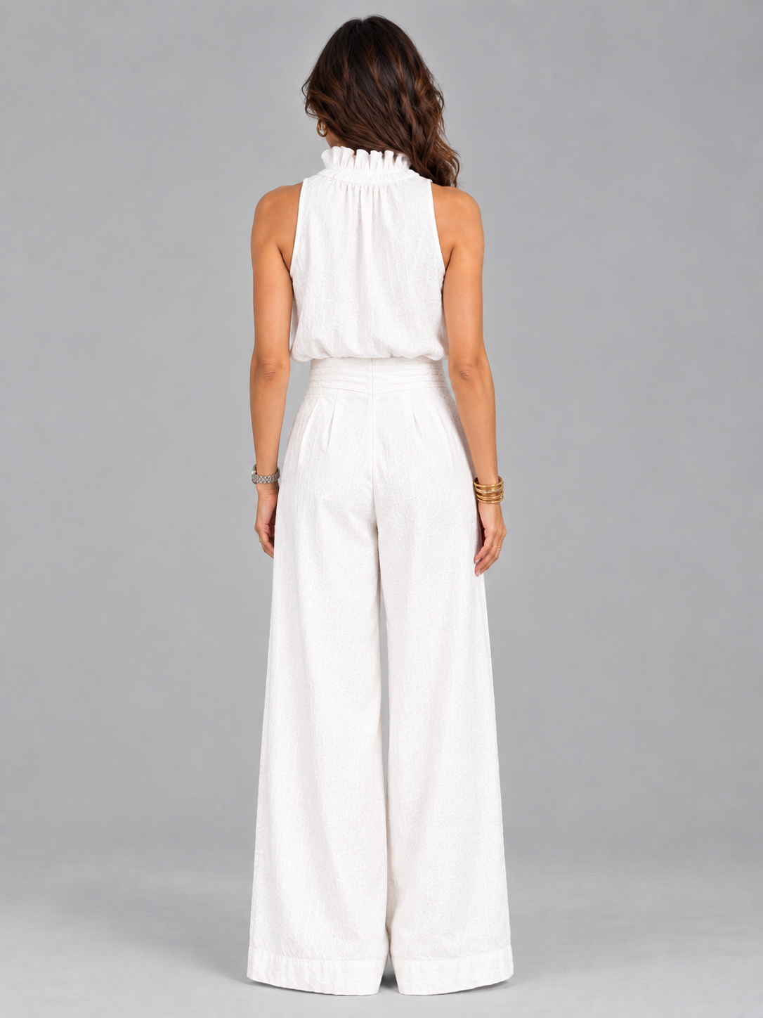 Chloé | Ensemble élégant avec haut et pantalon large