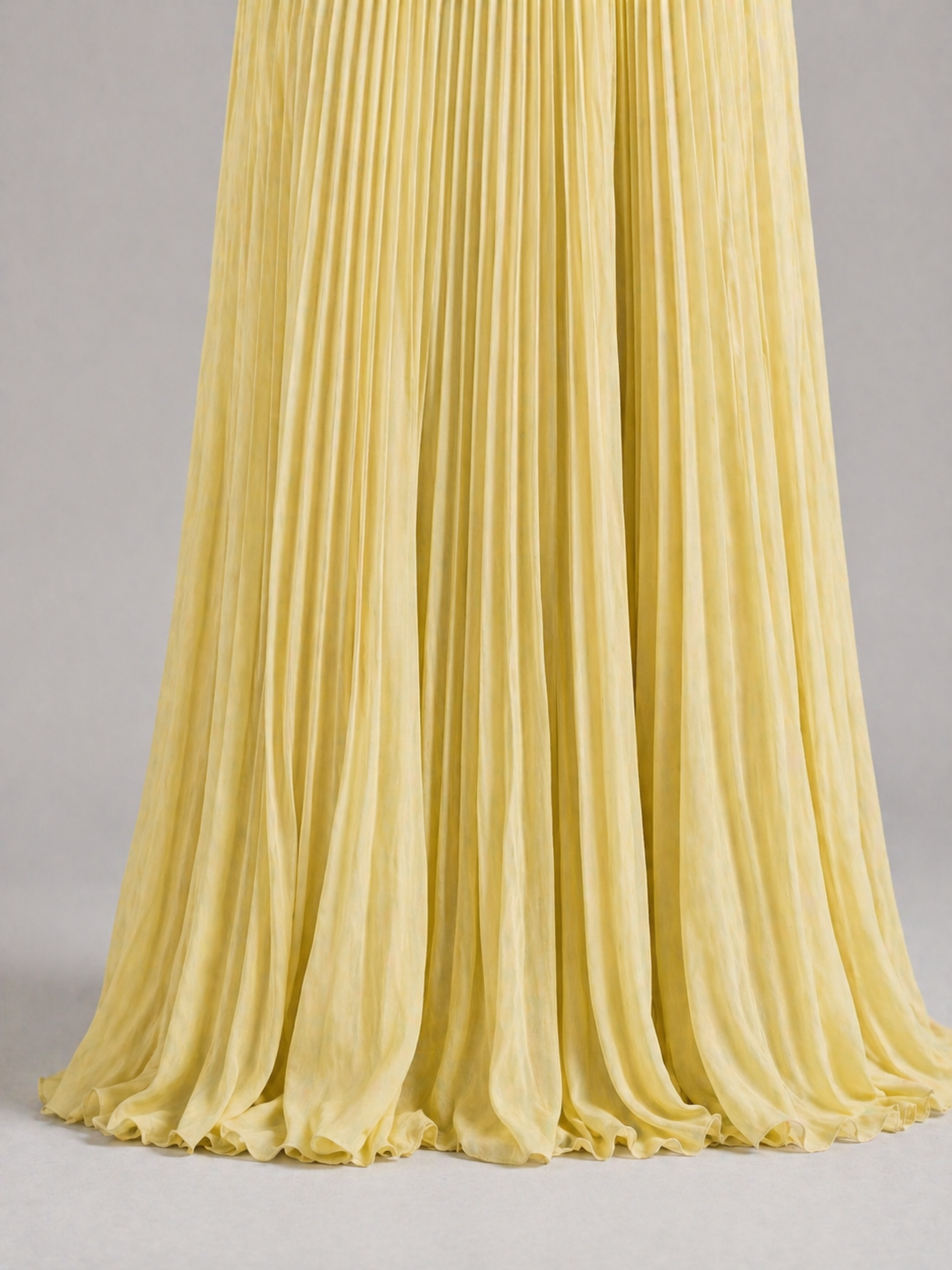 ELYSA – ROBE LONGUE BUSTIER PLISSÉE