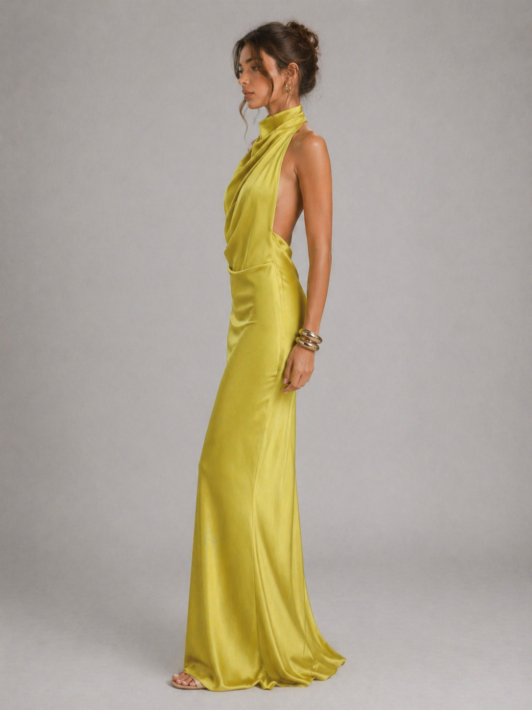 AMARÉ – ROBE SATINÉE SUNSET