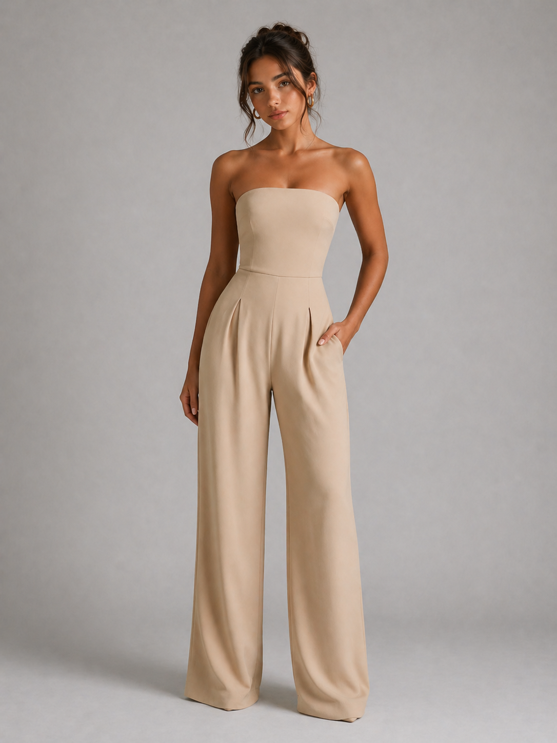 LUCY – COMBINAISON BUSTIER FLUIDE ET ÉLÉGANTE