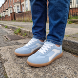 Célestine – Baskets rétro en cuir