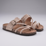 Margot – Sandales tressées à semelle liège