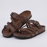 Margot – Sandales tressées à semelle liège