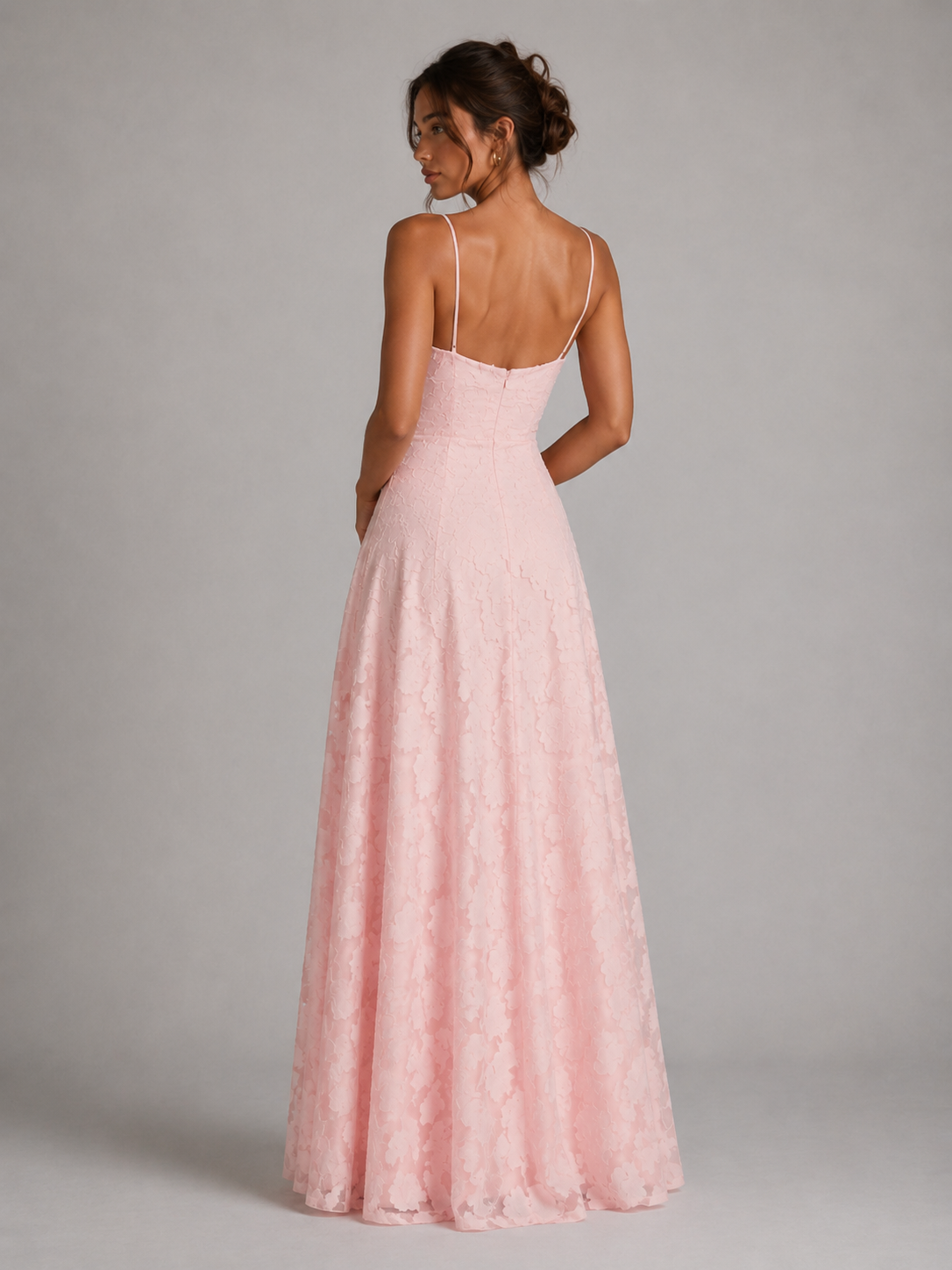 SOFIA – ROBE LONGUE EN DENTELLE FLORALE