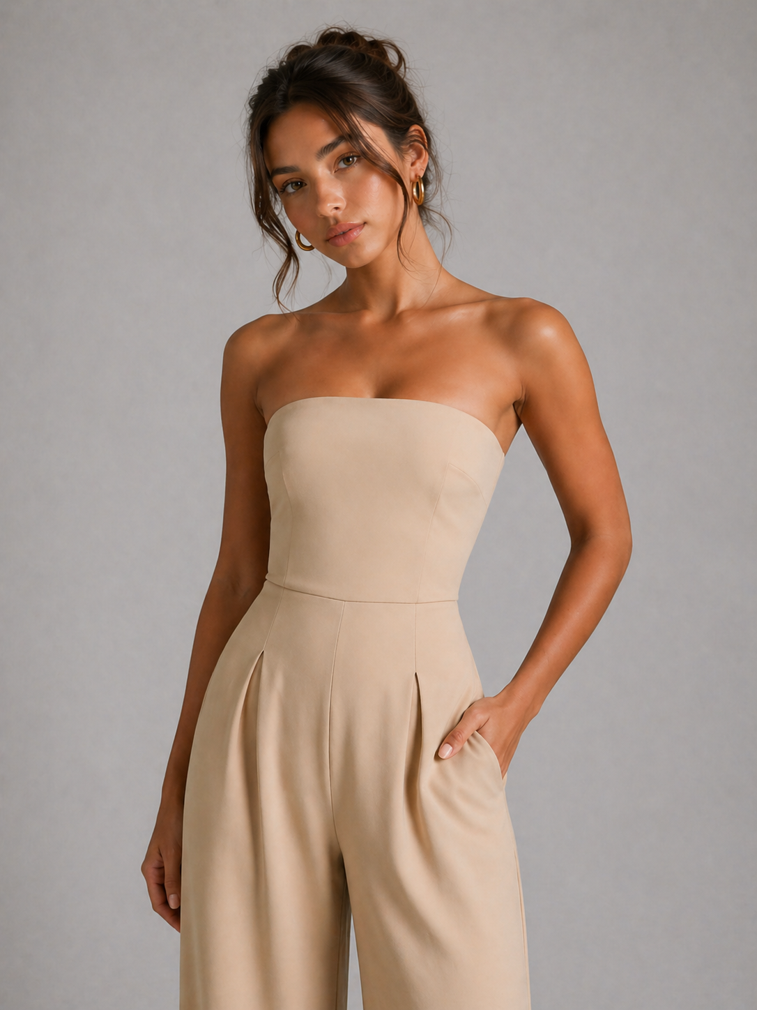 LUCY – COMBINAISON BUSTIER FLUIDE ET ÉLÉGANTE