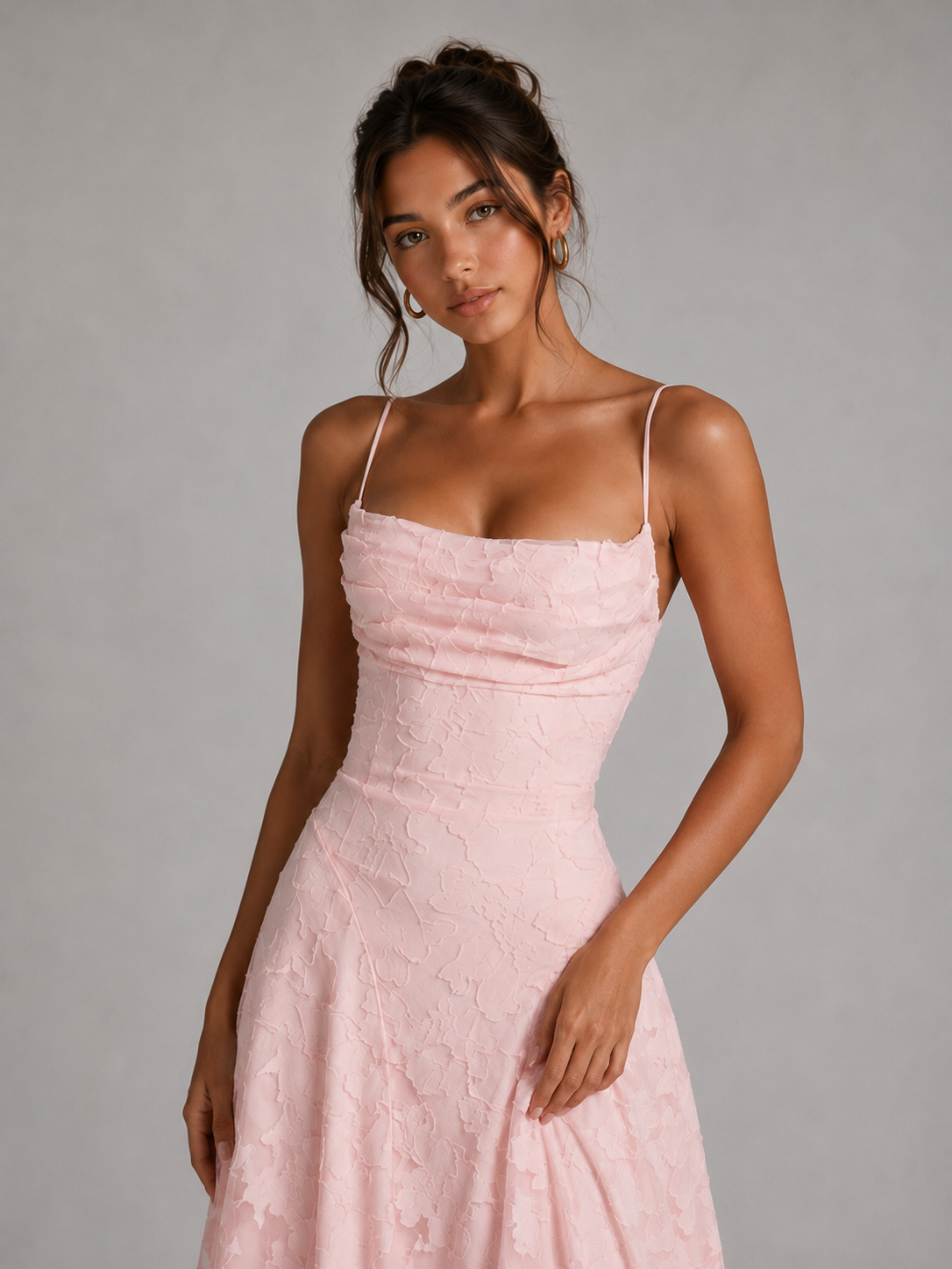 SOFIA – ROBE LONGUE EN DENTELLE FLORALE