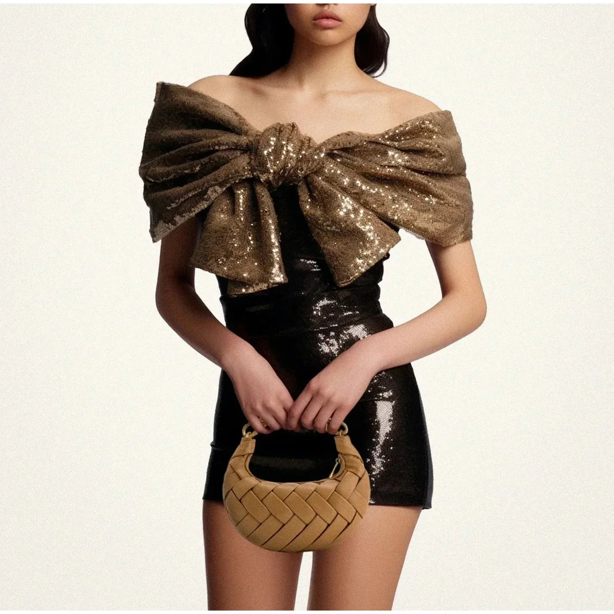 Solène™ | Sac Tressé en Cuir Végan