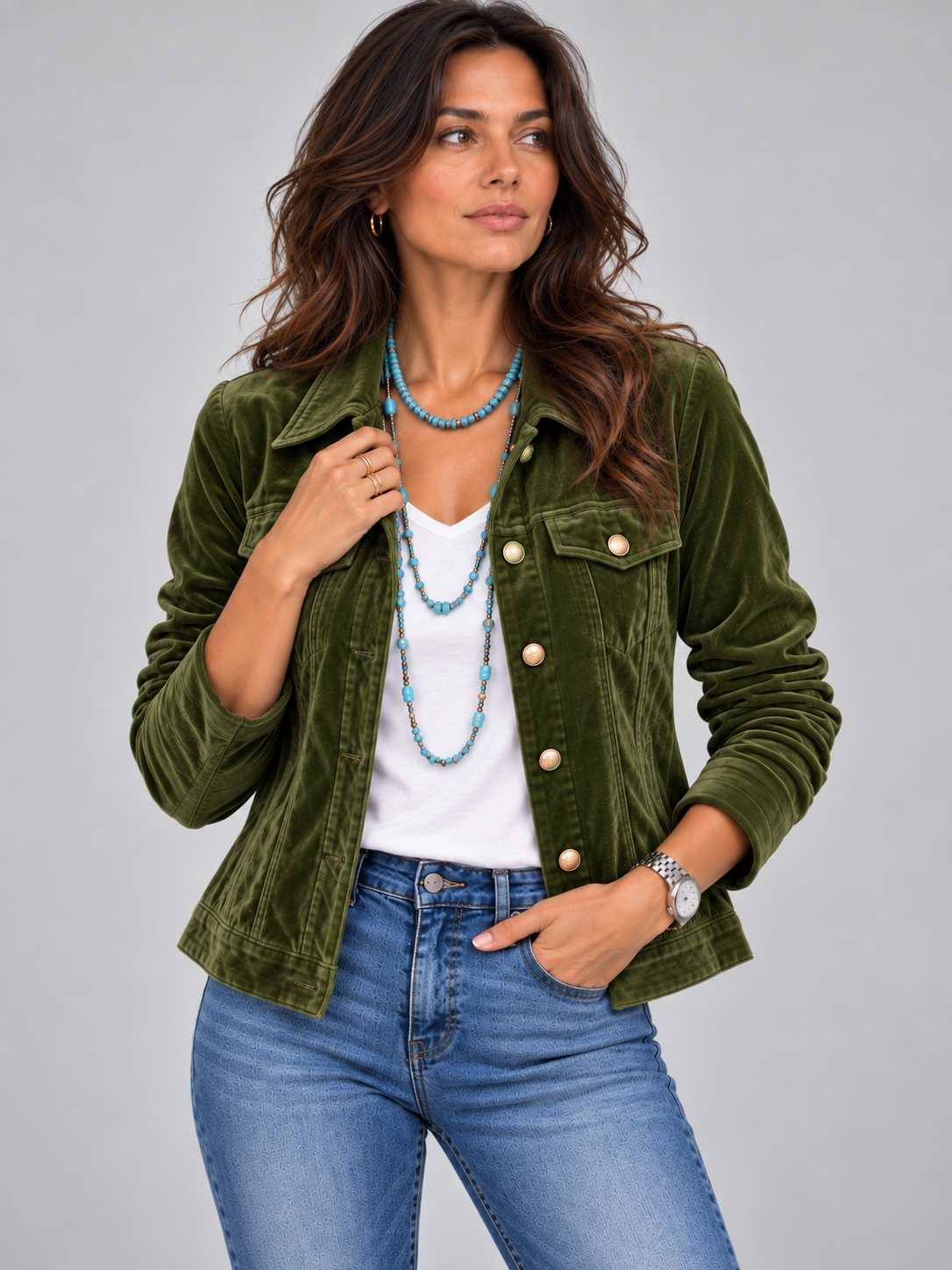 Juliette™ | Veste Élégante Effet Velours