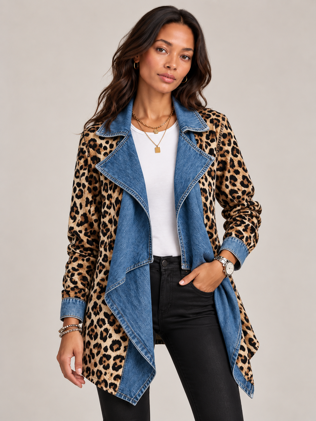 Adèle™ | Veste léopard
