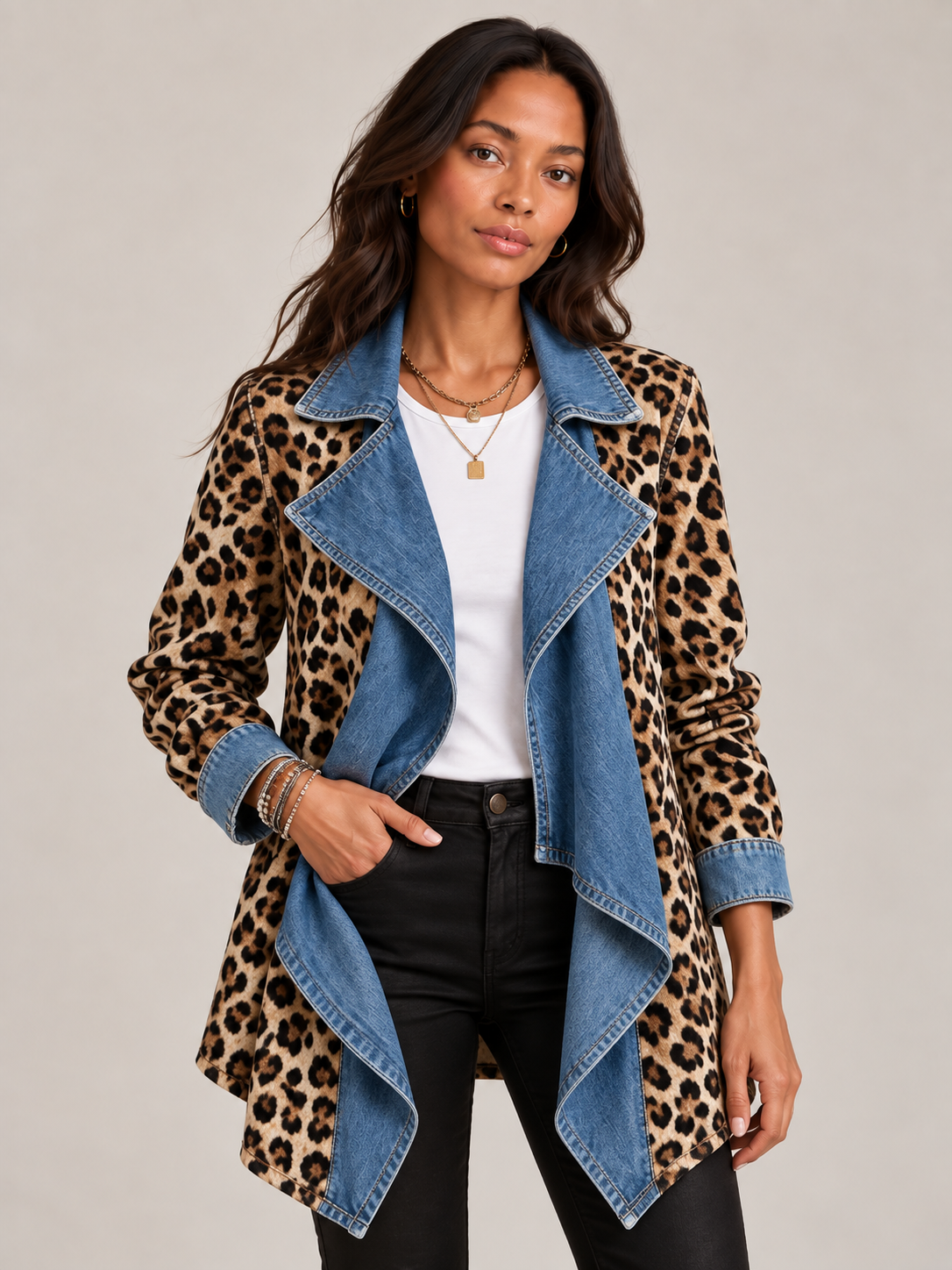 Adèle™ | Veste léopard
