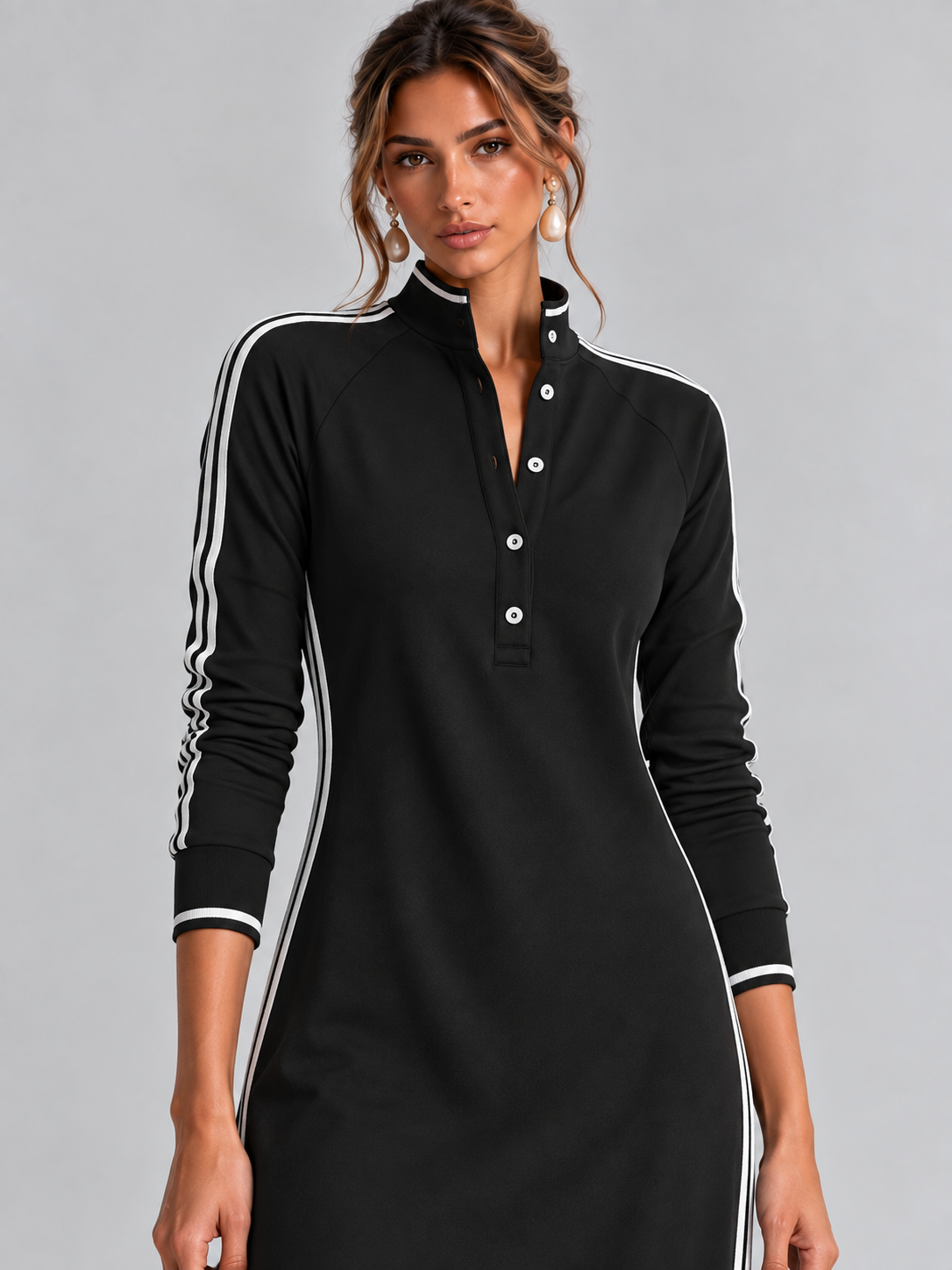 Élégance Sport-Chic | Robe Longue Moderne