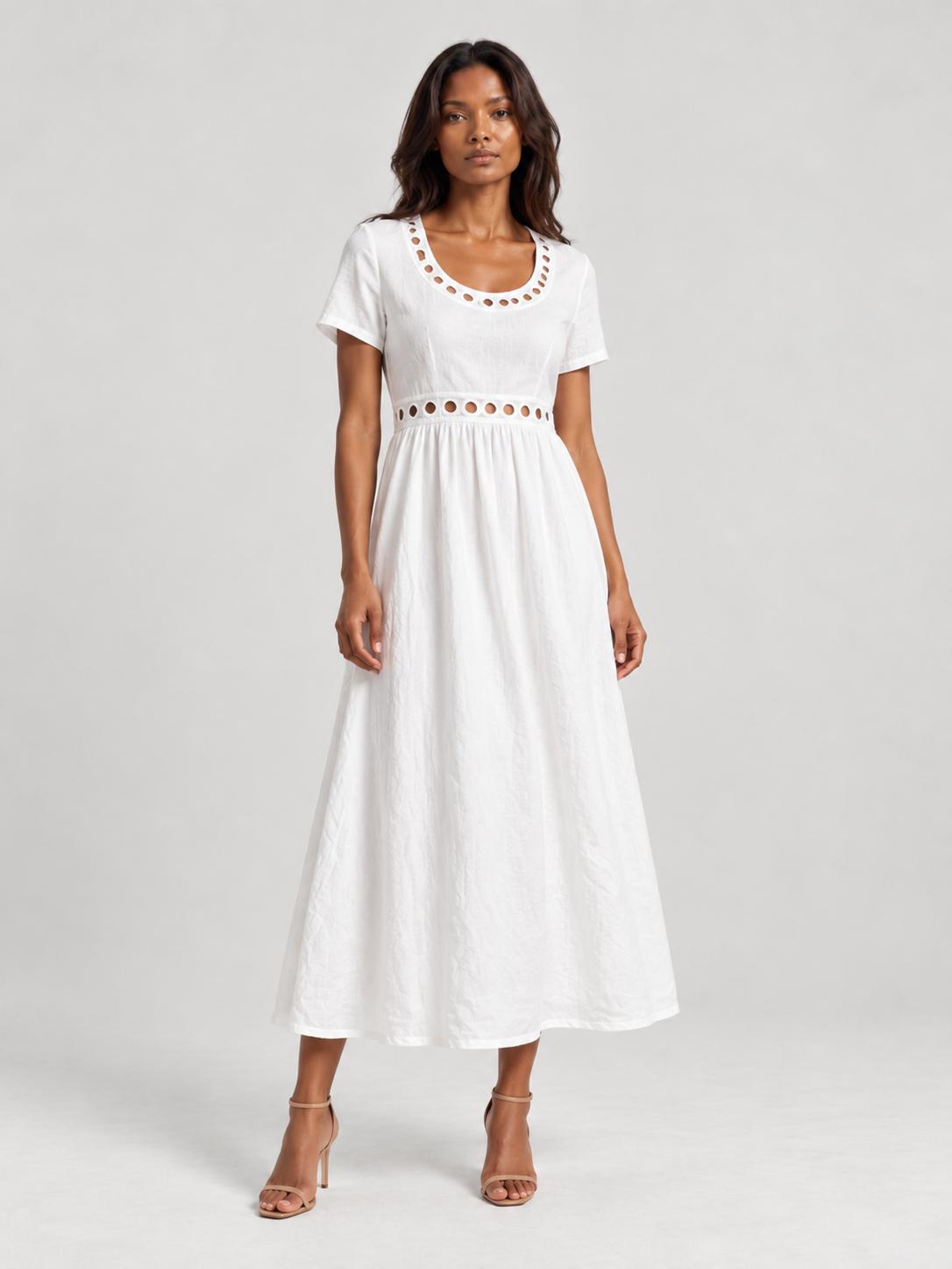 Mireille™ | Robe longue en coton