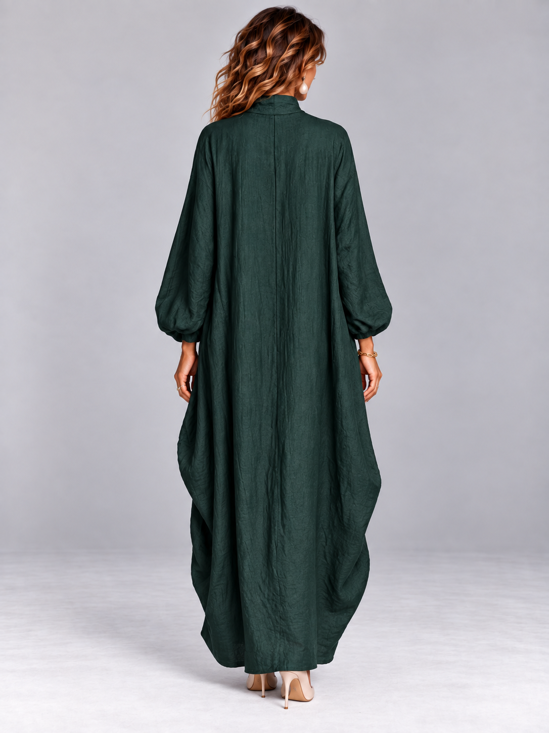 Marie | Robe maxi ample à manches longues