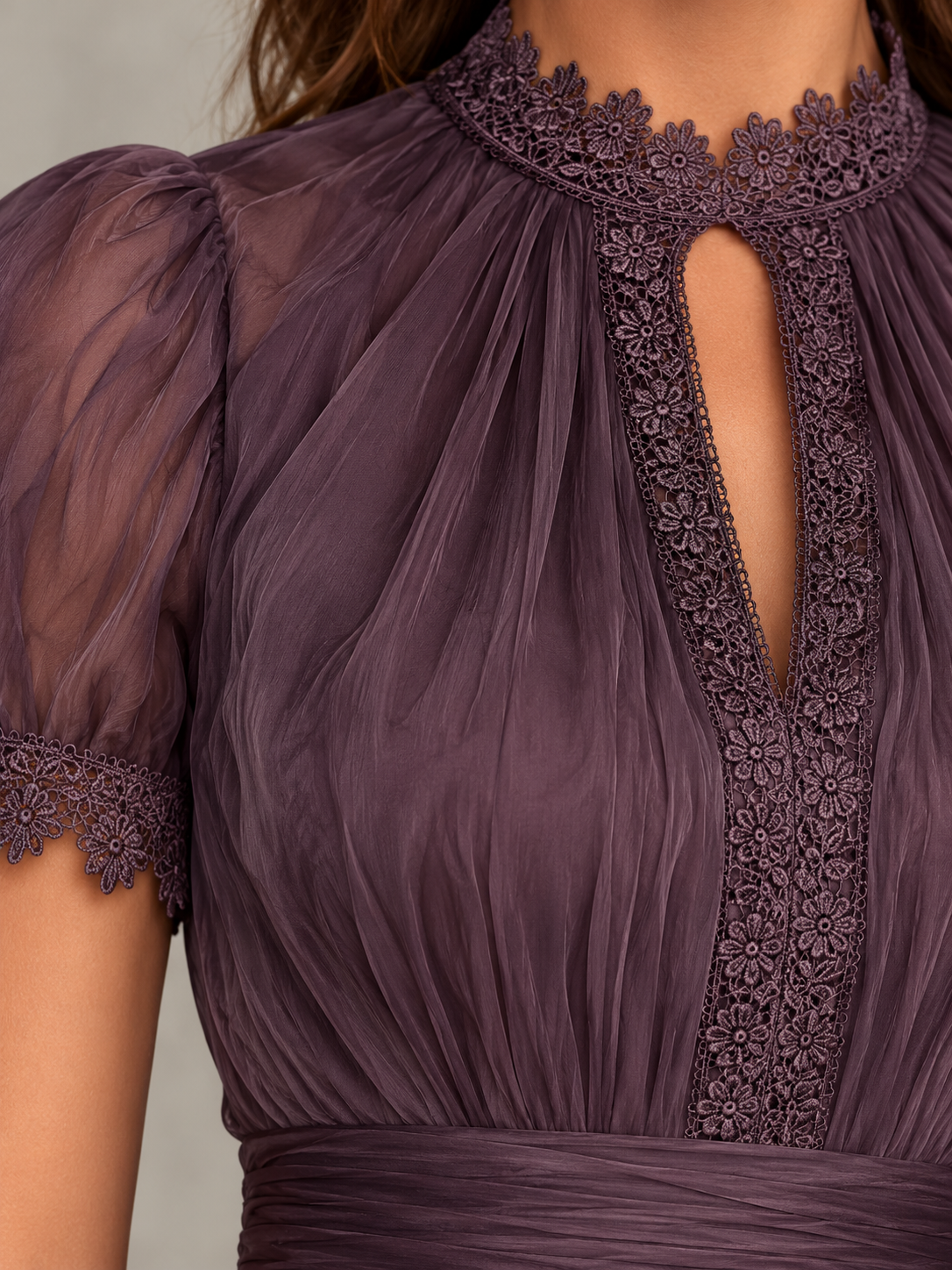 Élise | Robe longue fluide élégante avec détails raffinés