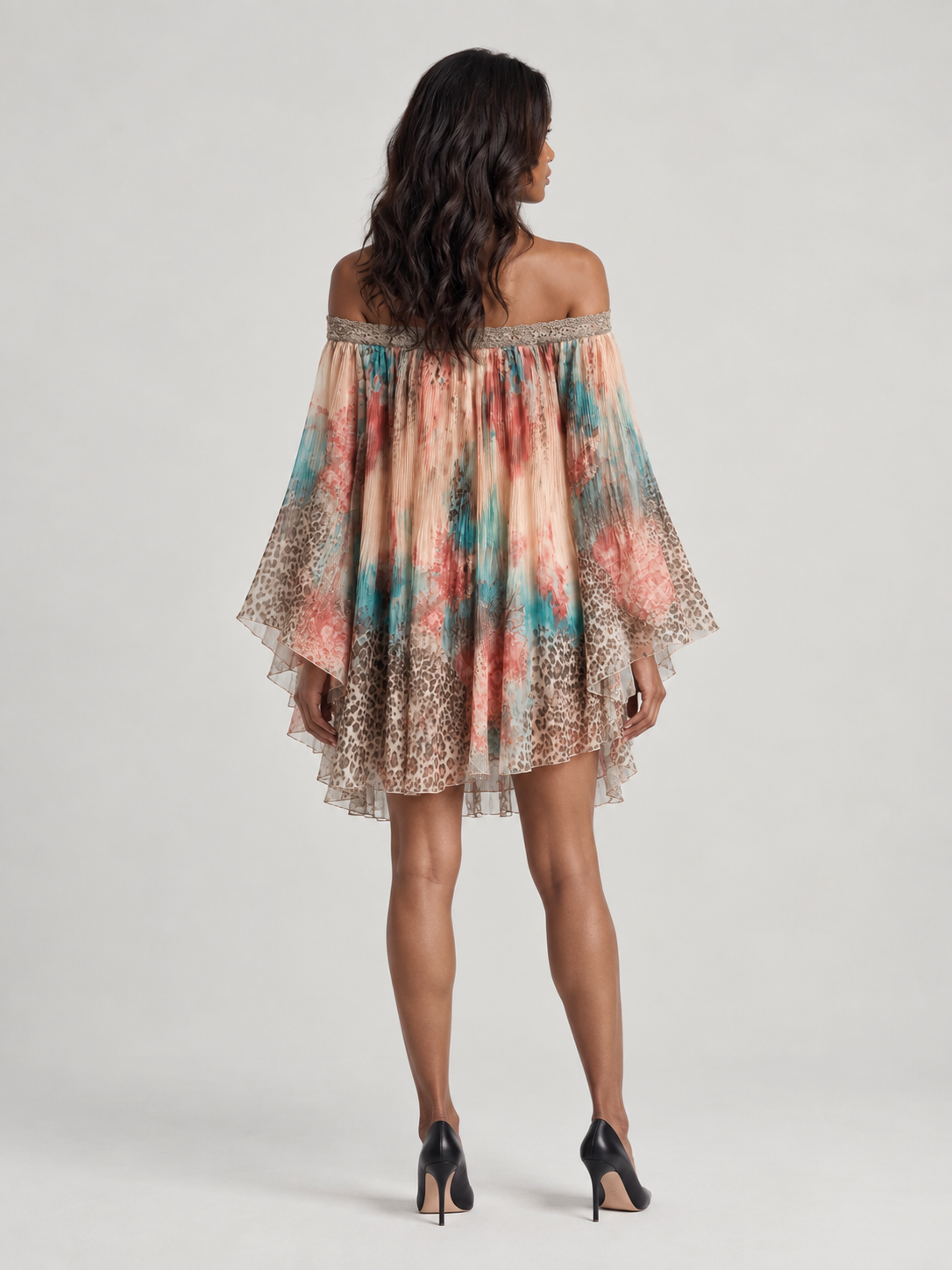 Aurélie | Robe fluide imprimée bohème