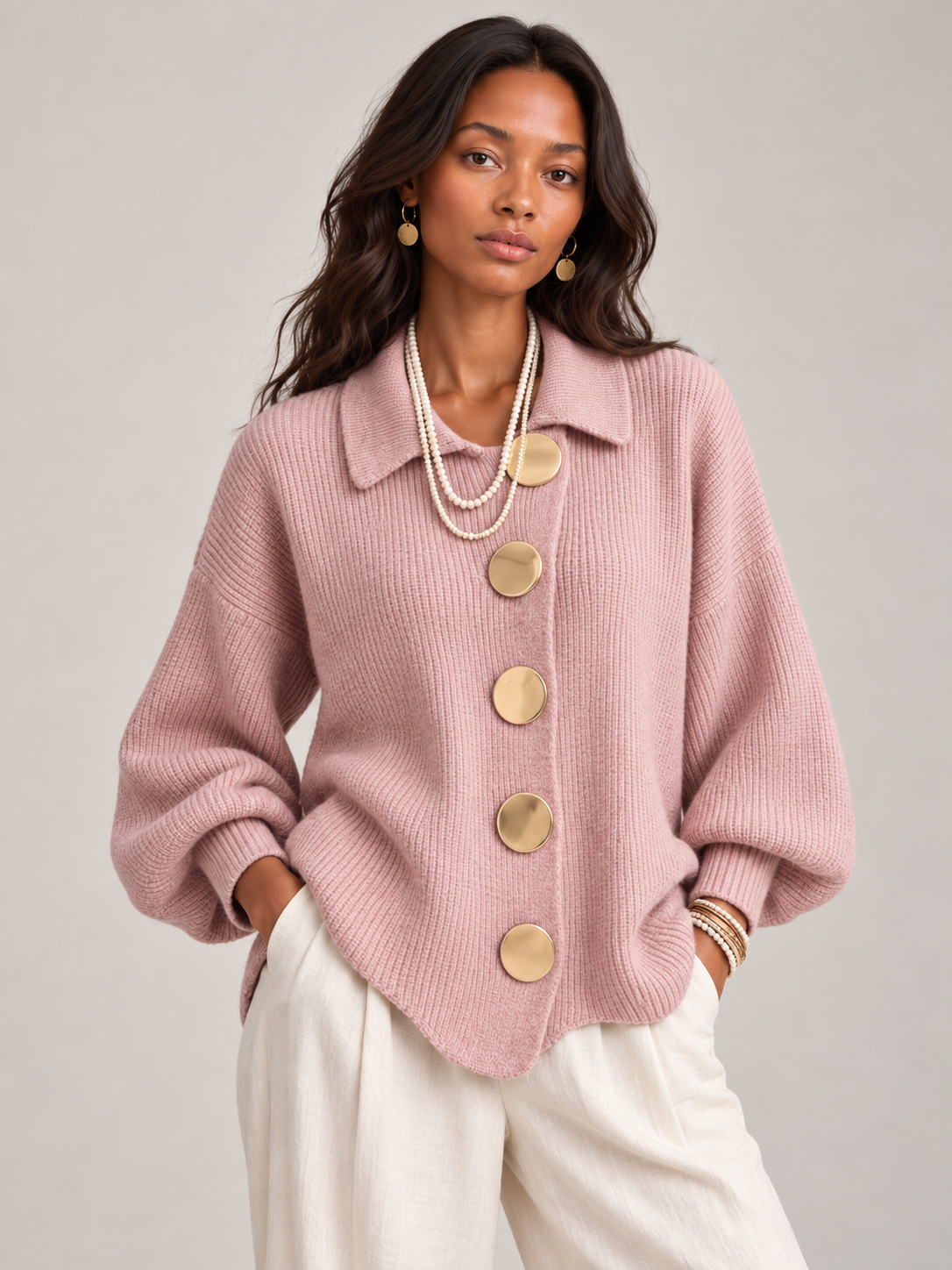Clémence™ | Cardigan oversize élégant