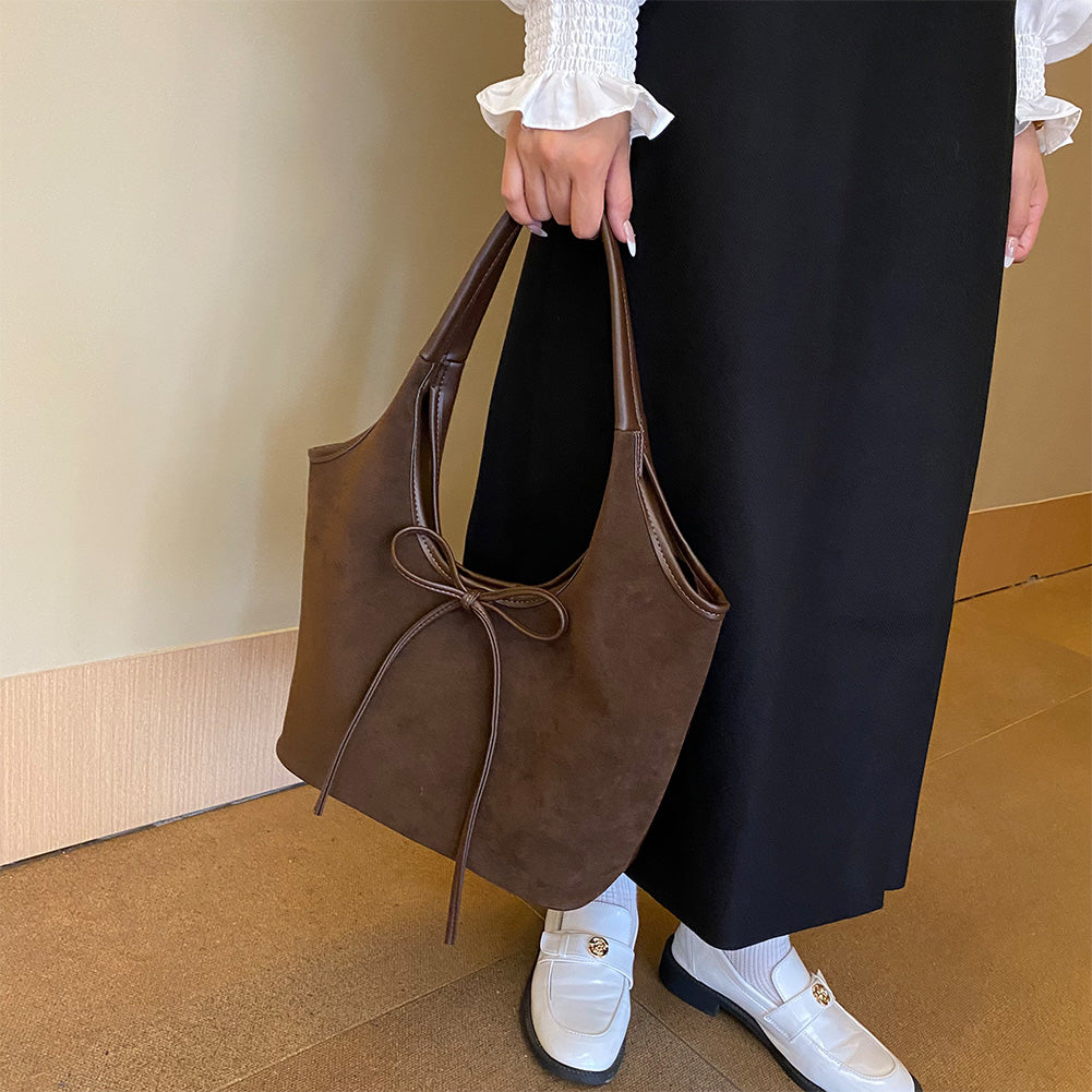 HÉLÈNE – SAC ÉLÉGANT AVEC NŒUD ET TEXTURES VEGAN