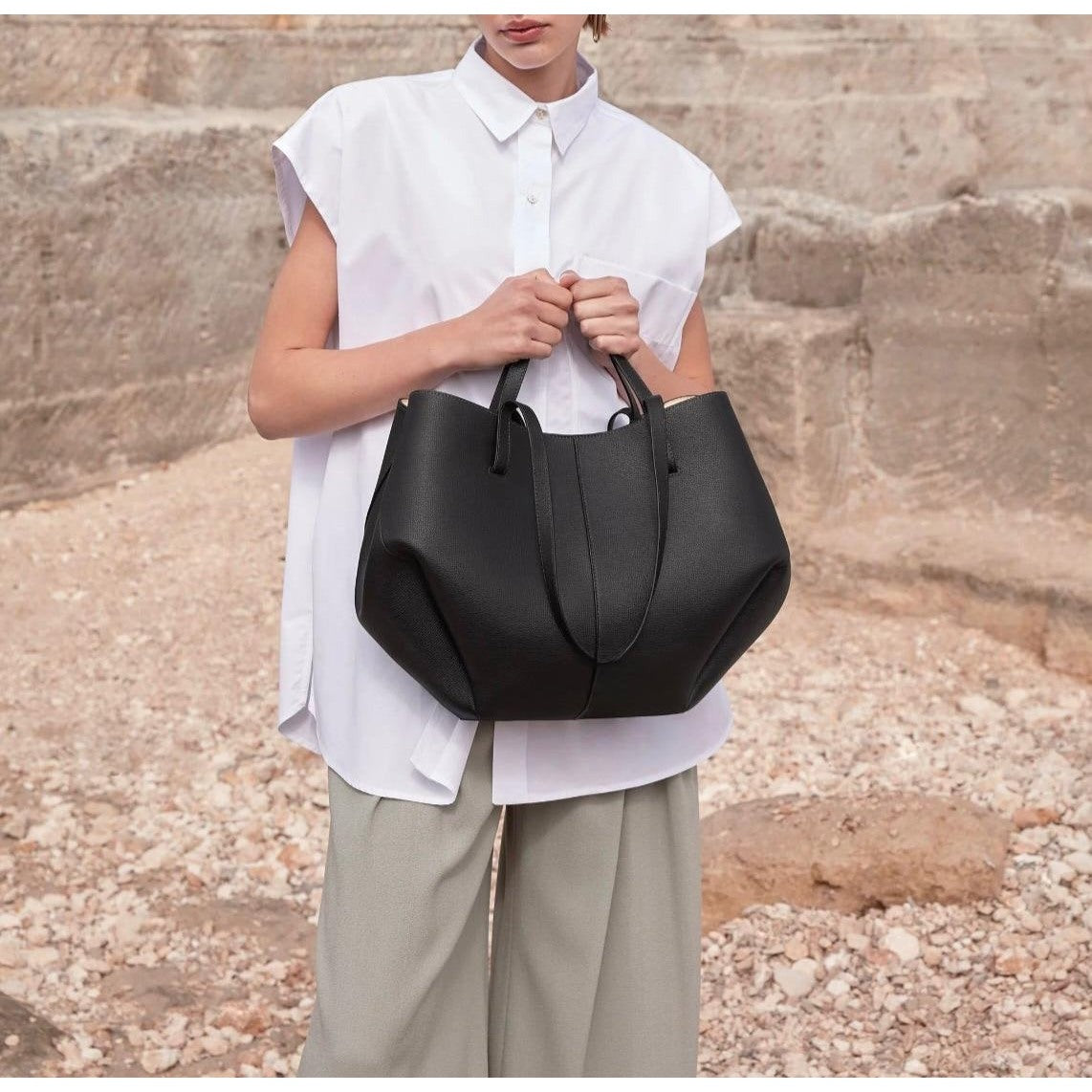 AMBRELLE – GRAND SAC CABAS SOUPLE ET ÉLÉGANT