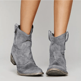 Élise™ | Bottines en daim à talon stable