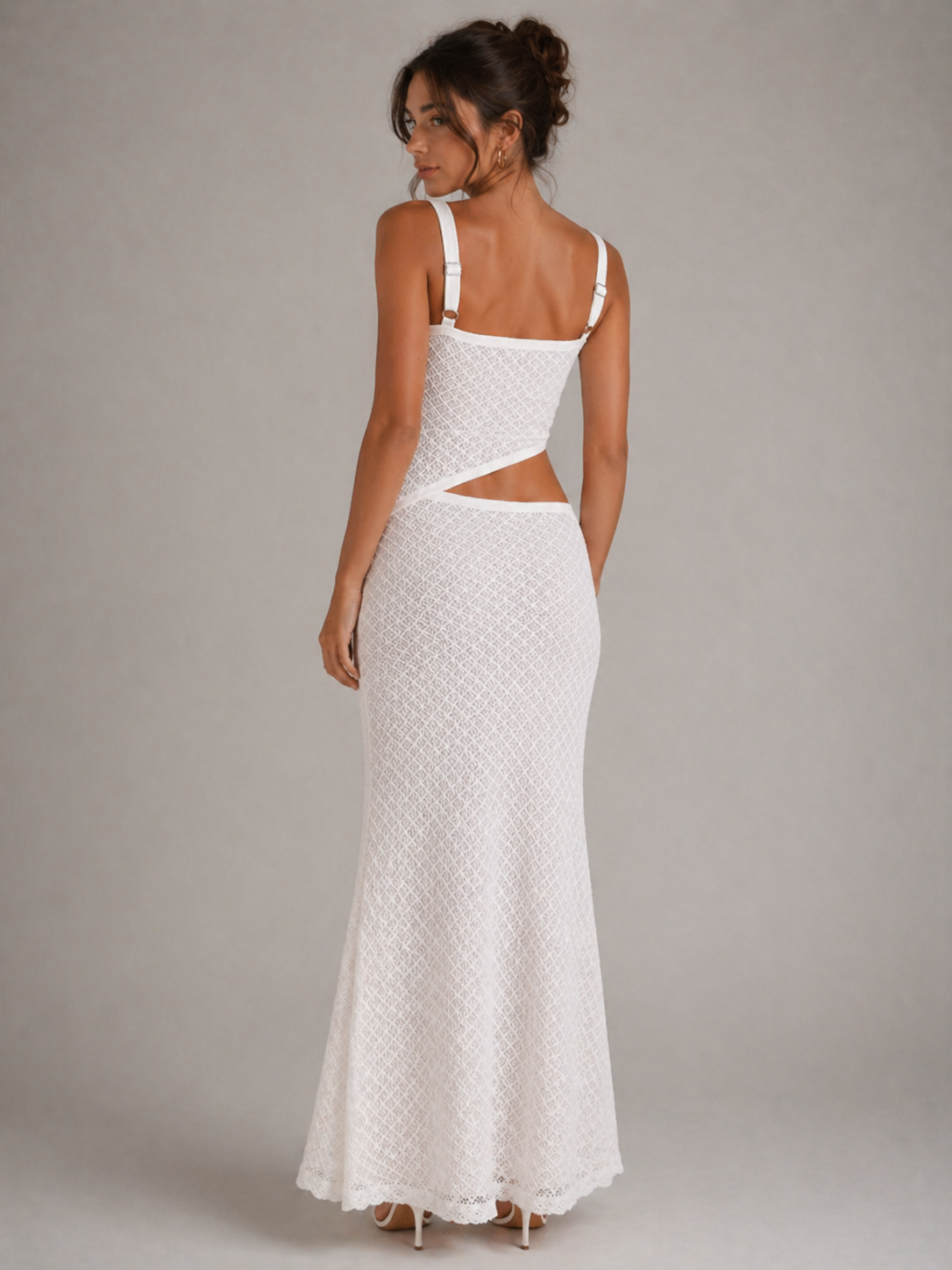 ALYA – ROBE LONGUE EN MAILLE AJOURÉE D’ÉTÉ