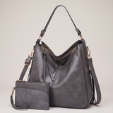 Héloïse – Sac hobo en cuir avec pochette