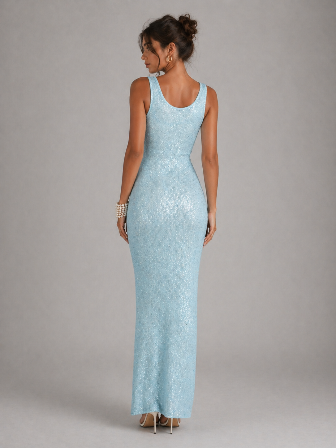 PAULINE – ROBE MAXI SCINTILLANTE POUR MOMENTS SPÉCIAUX