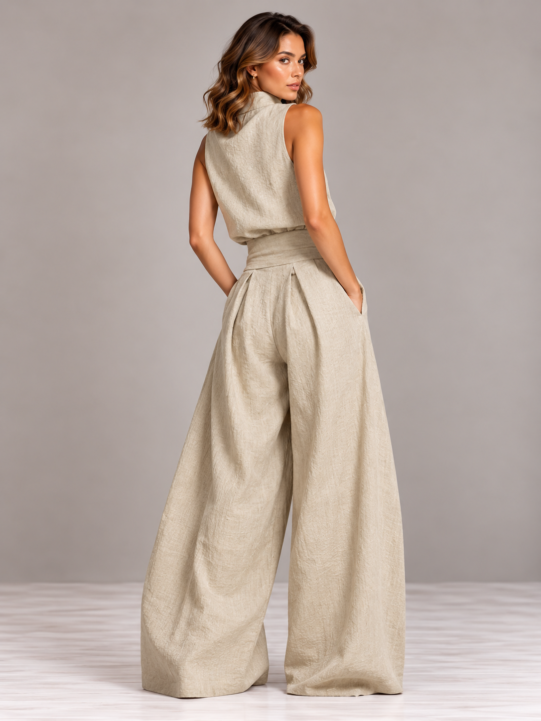 Clara™ | Ensemble fluide en mélange de lin