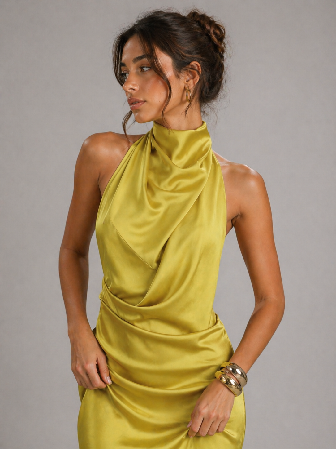 AMARÉ – ROBE SATINÉE SUNSET