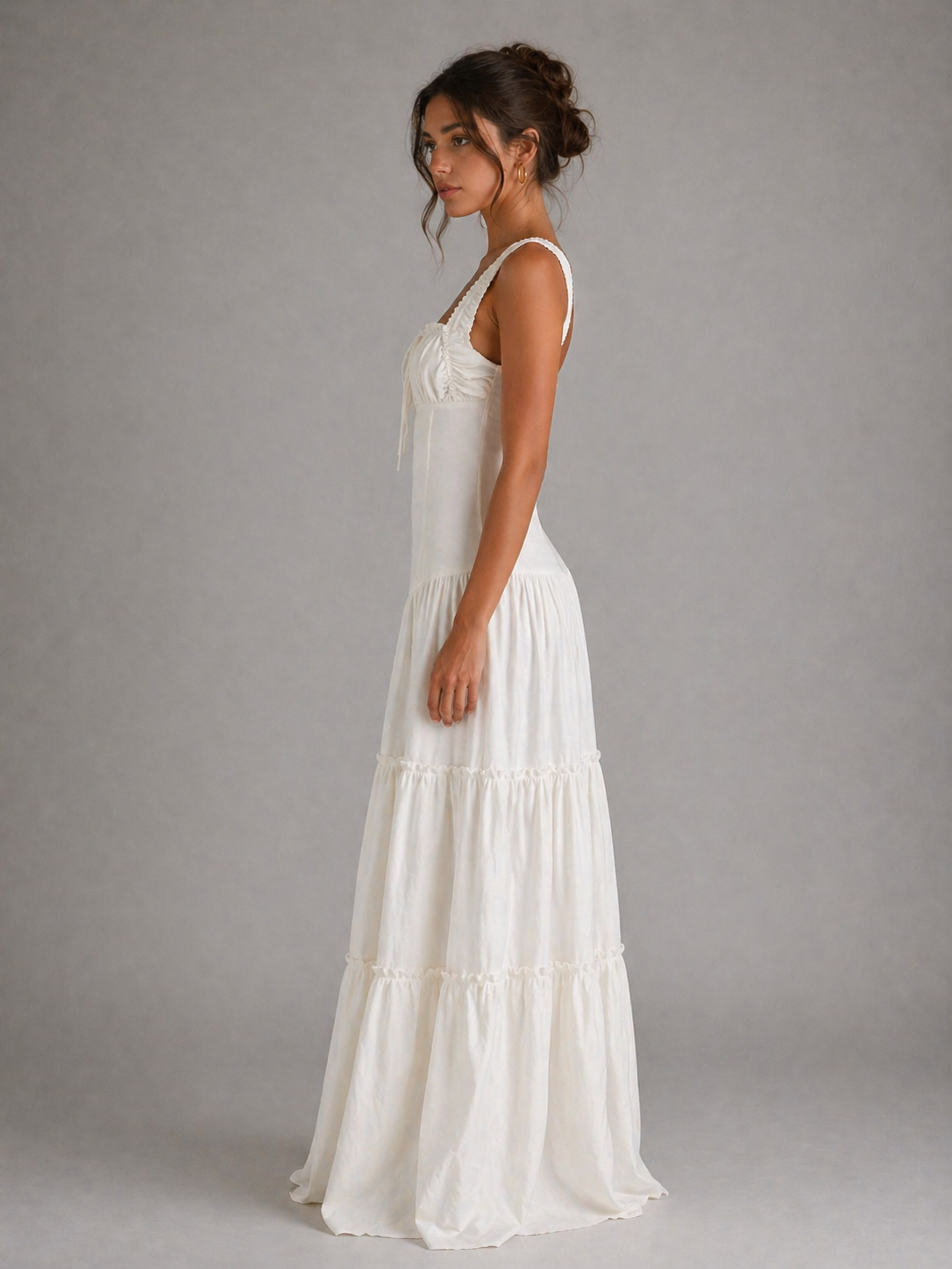 ELYRA – ROBE LONGUE BOHÈME À VOLANTS