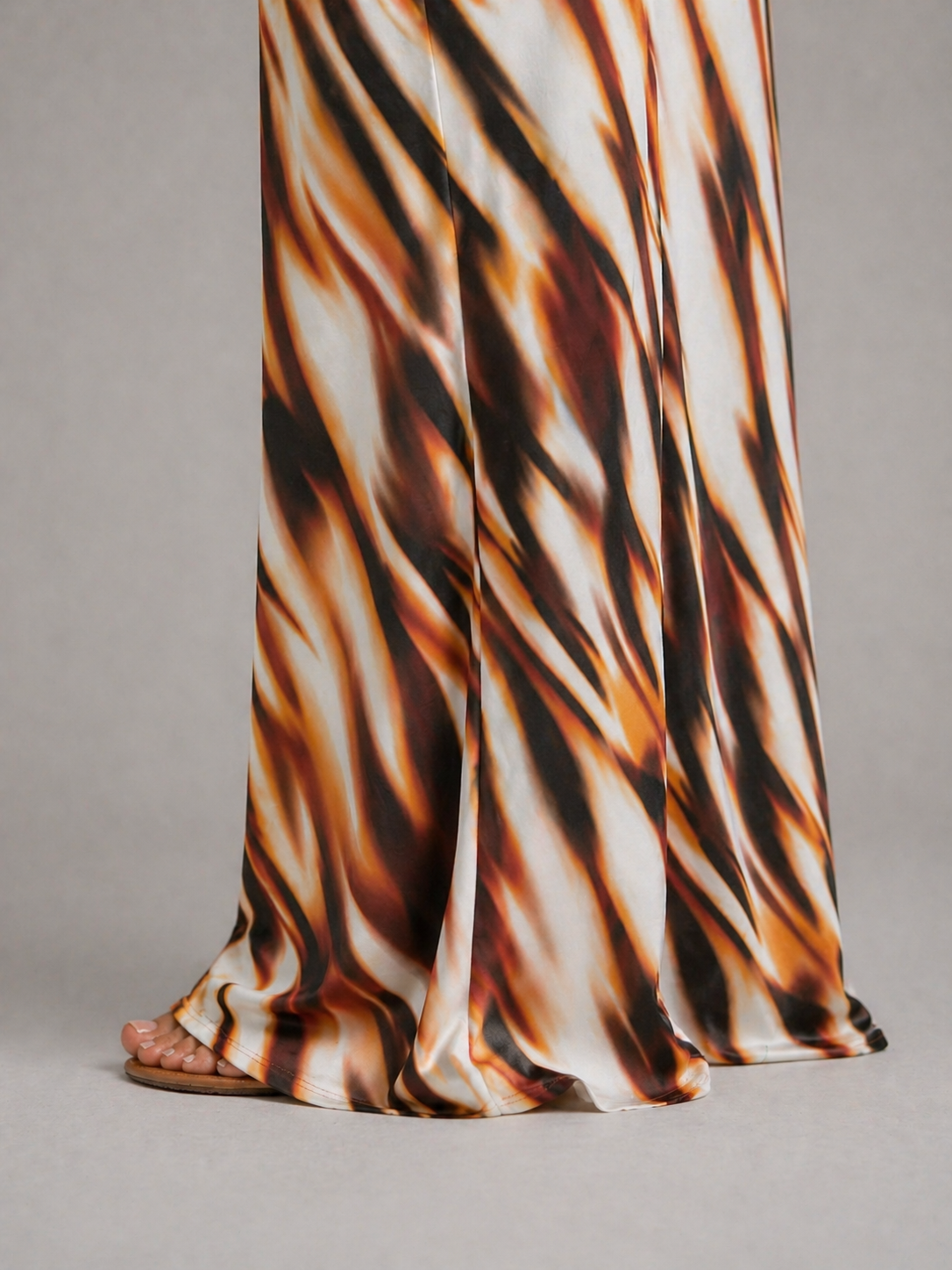 AURORA – ROBE LONGUE DOS NU IMPRIMÉE