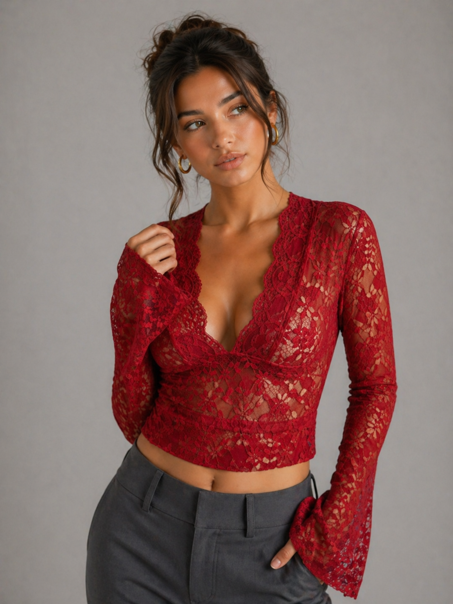 ADÈLE – TOP EN DENTELLE