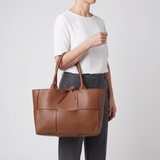 Agathe – Cabas en cuir avec nœud