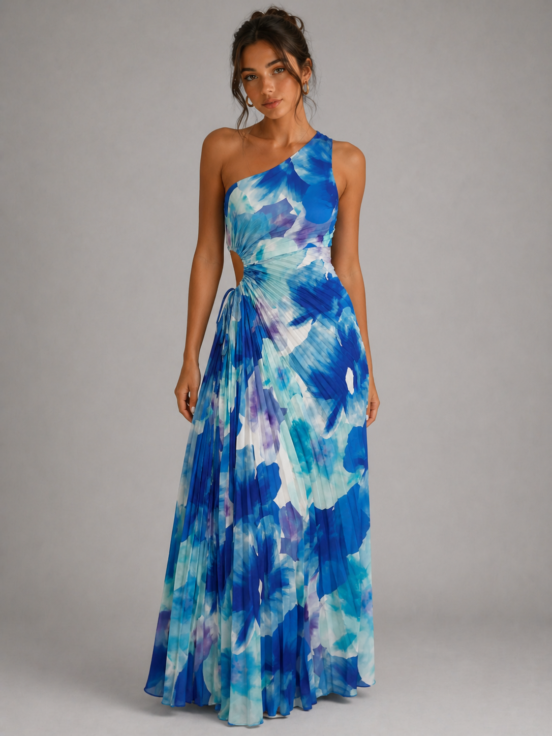 SIENNA - ROBE MAXI ASYMÉTRIQUE À DÉCOUPES