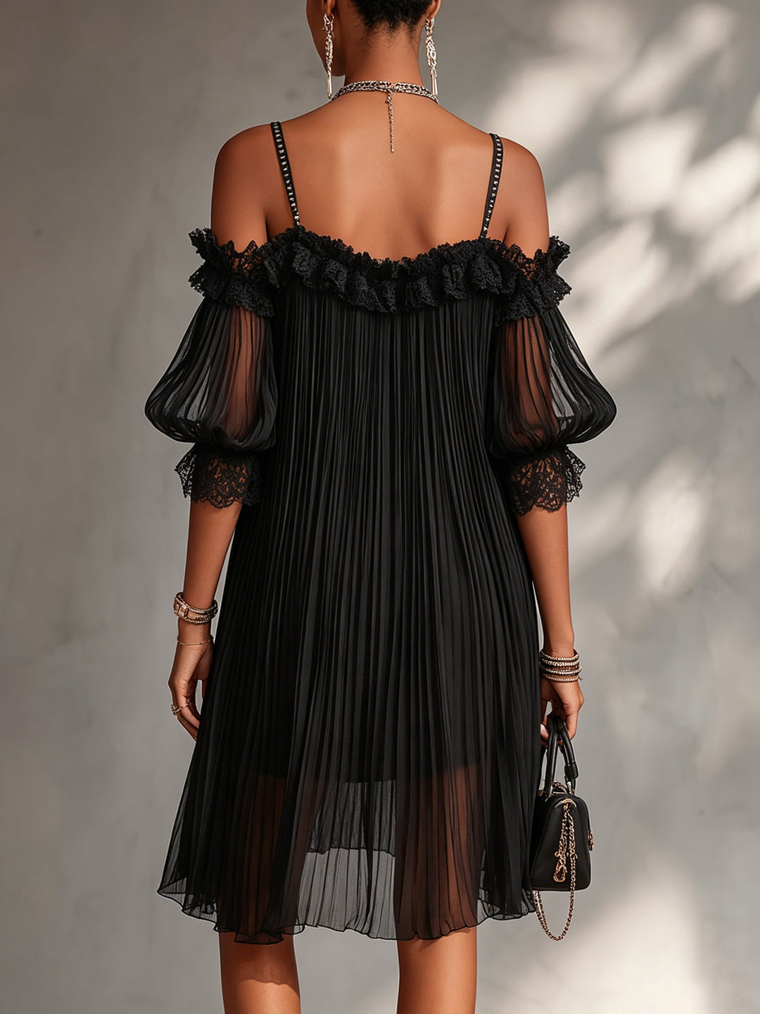 Clémence™ | Robe Courte Élégante en Dentelle