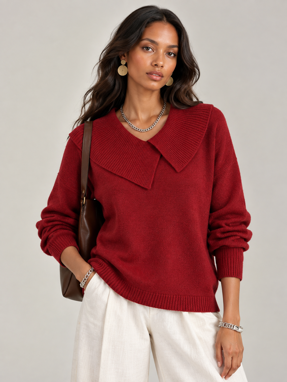 Solange™ | Pull élégant à col roulé