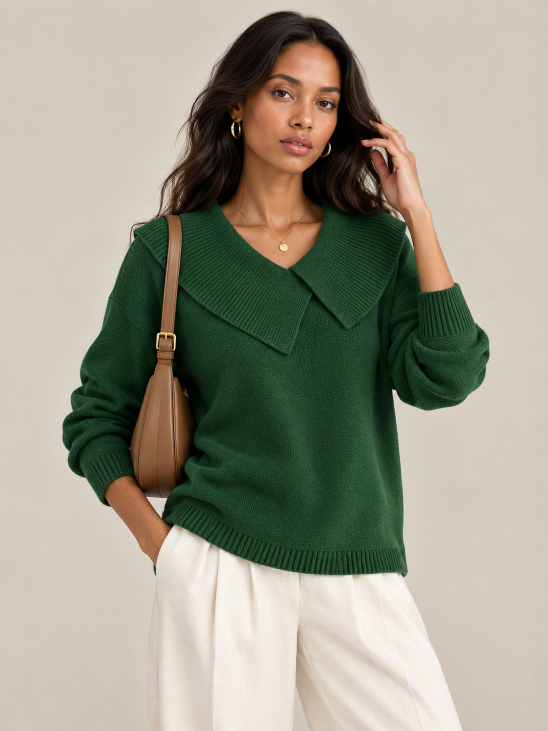 Solange™ | Pull élégant à col roulé