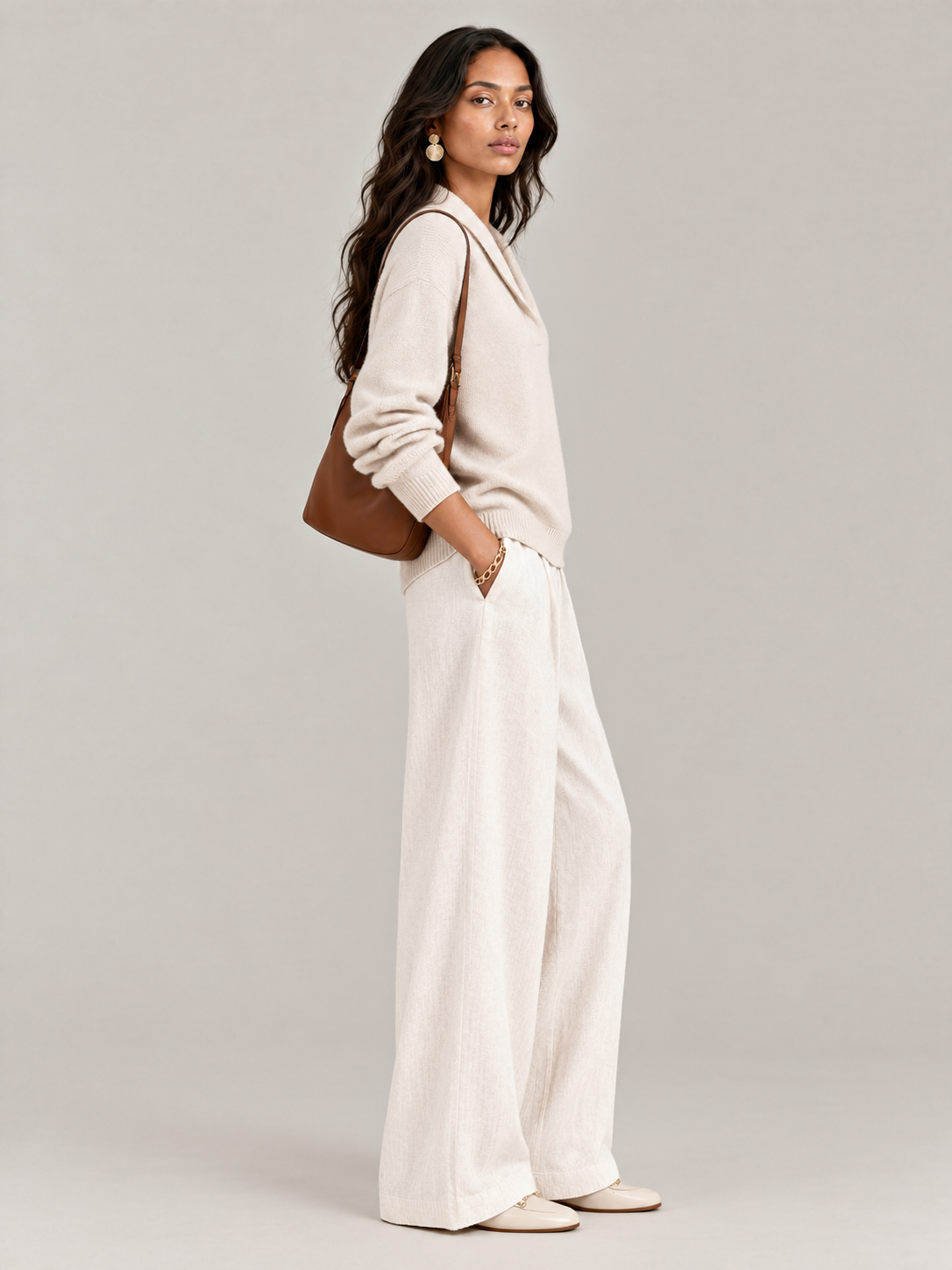Séverine™ | Pull élégant à col V