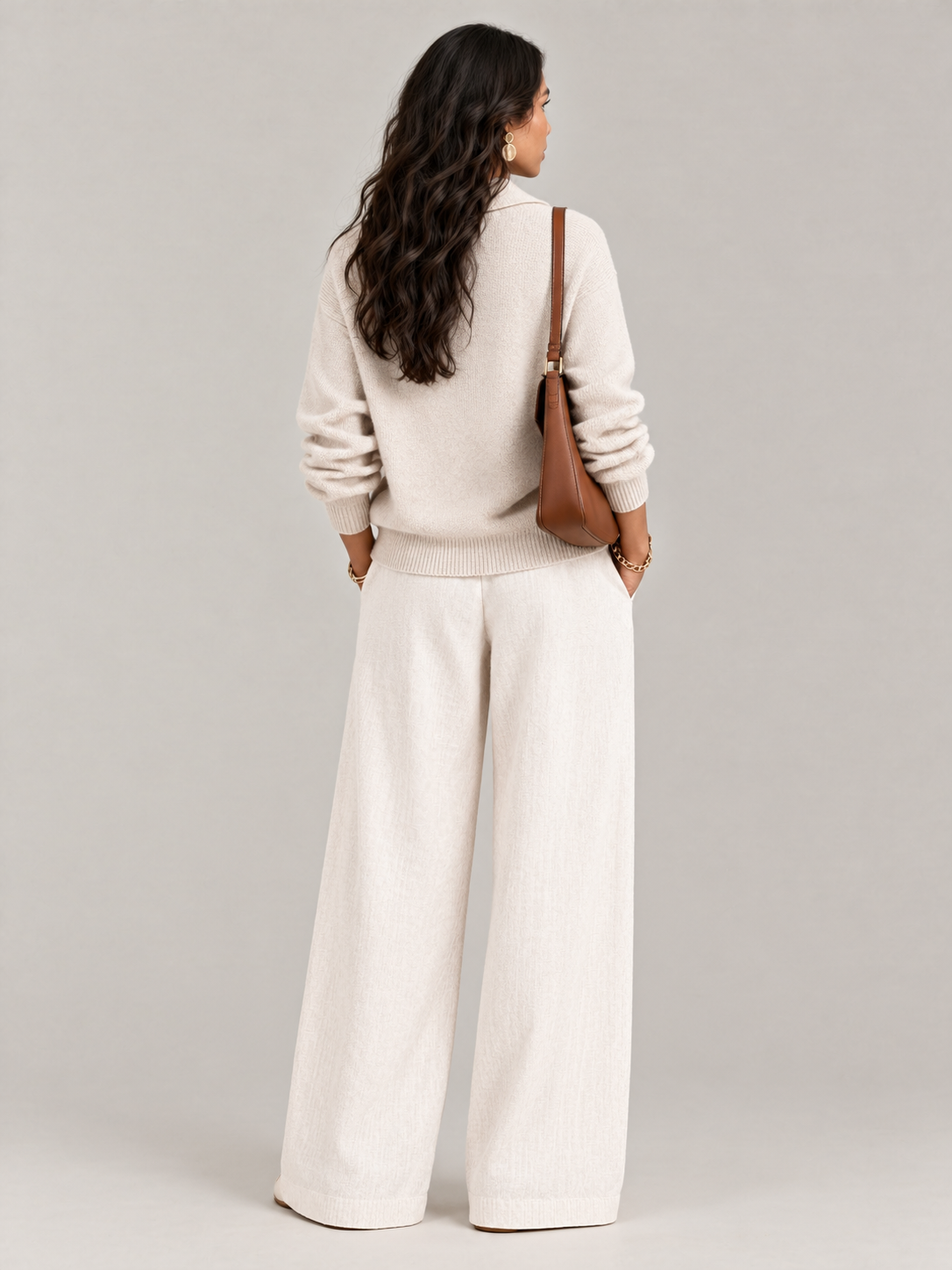 Séverine™ | Pull élégant à col V