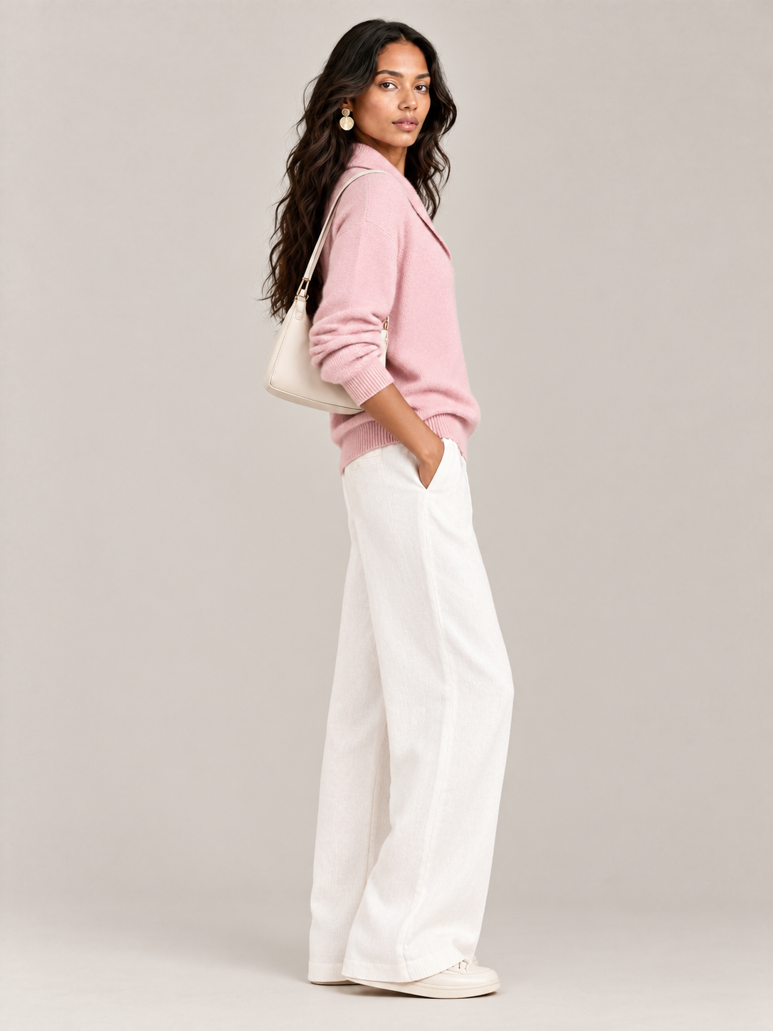 Séverine™ | Pull élégant à col V