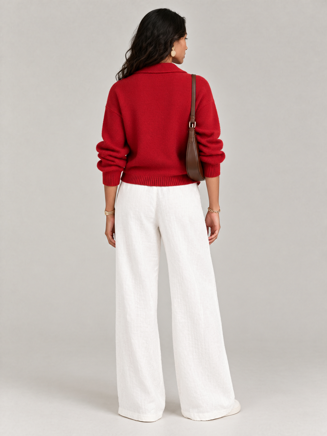 Séverine™ | Pull élégant à col V
