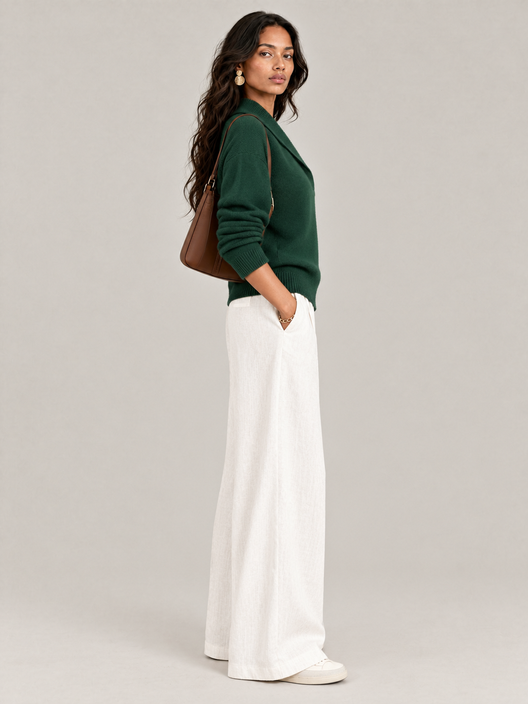 Séverine™ | Pull élégant à col V