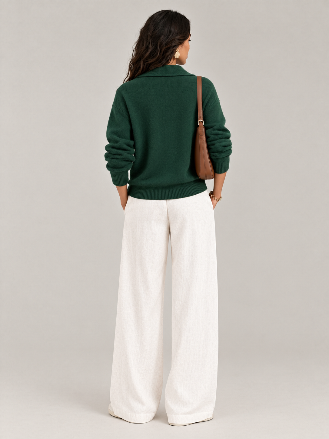 Séverine™ | Pull élégant à col V