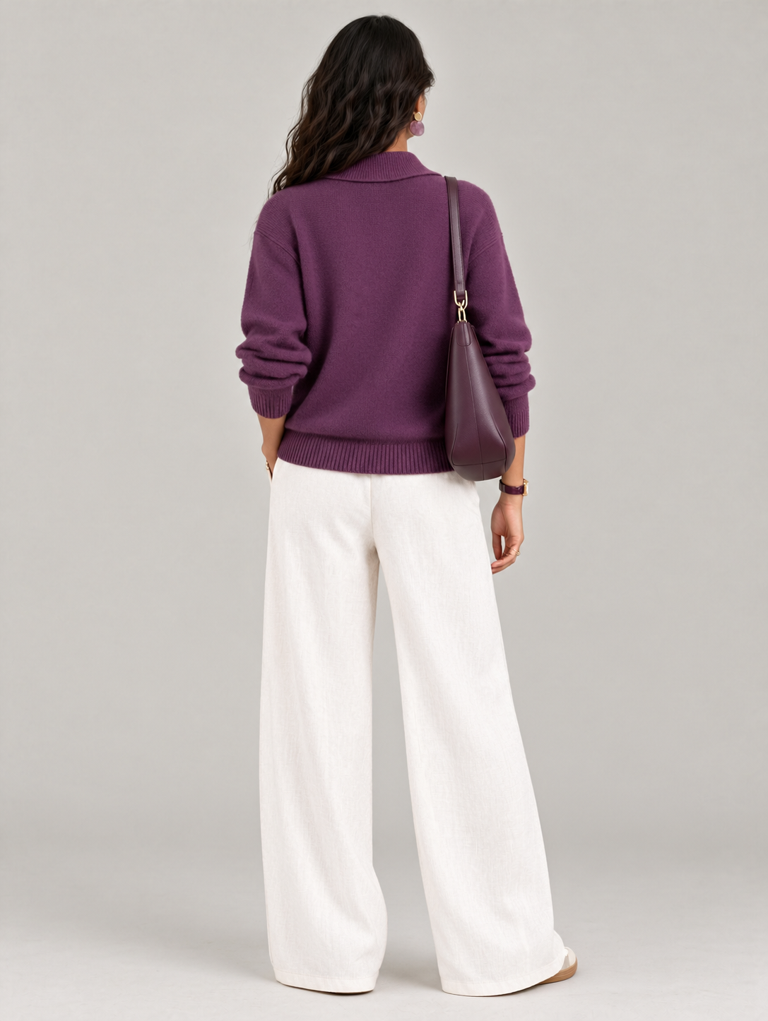 Séverine™ | Pull élégant à col V