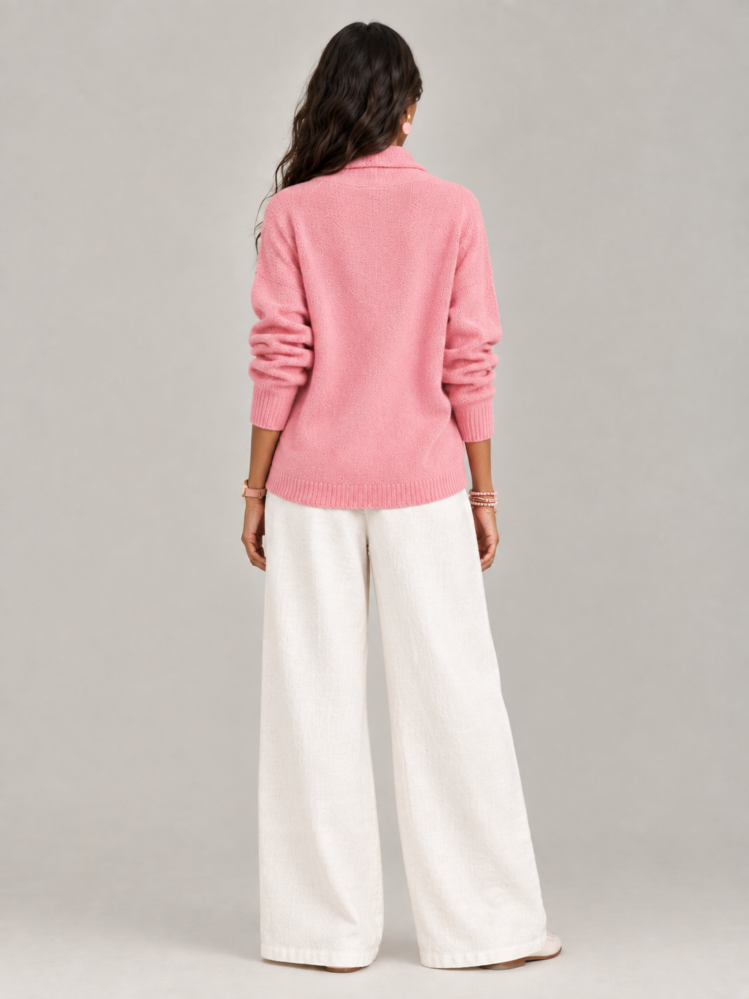 Justine™ | Pull à col drapé