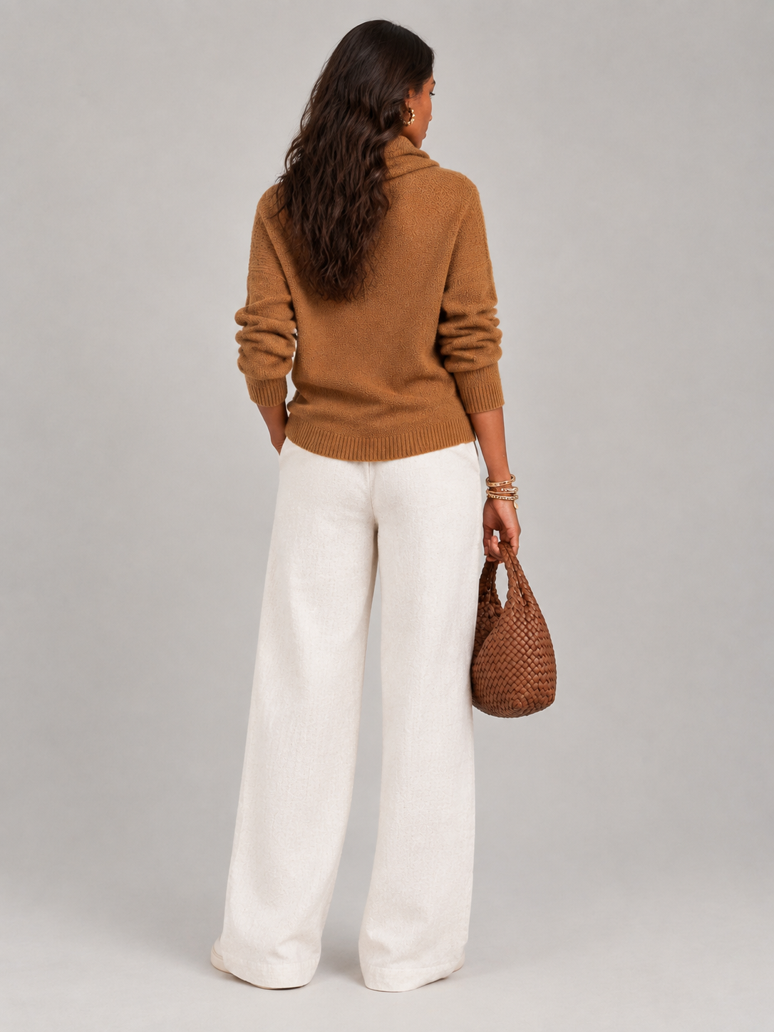Justine™ | Pull à col drapé