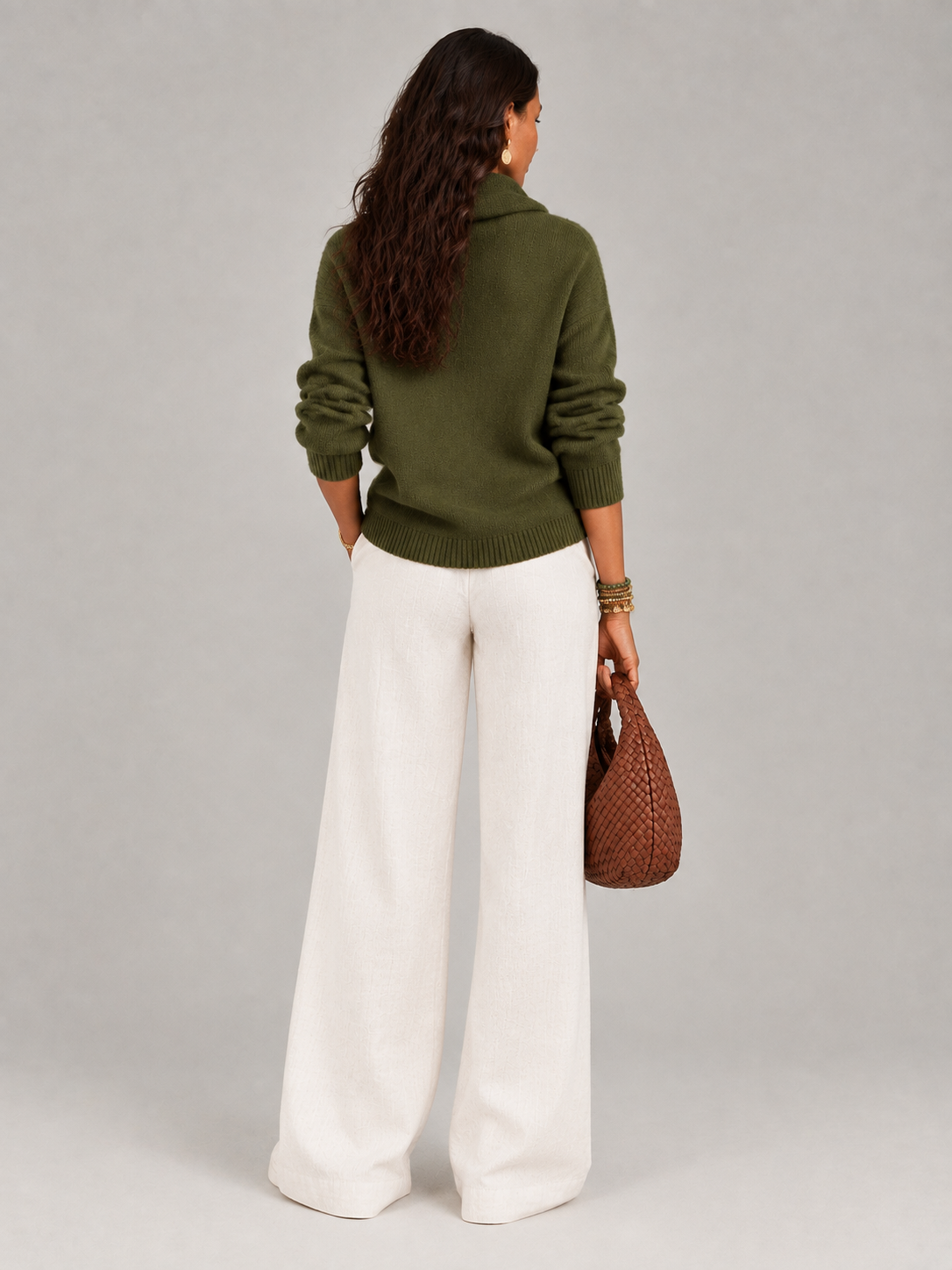 Justine™ | Pull à col drapé
