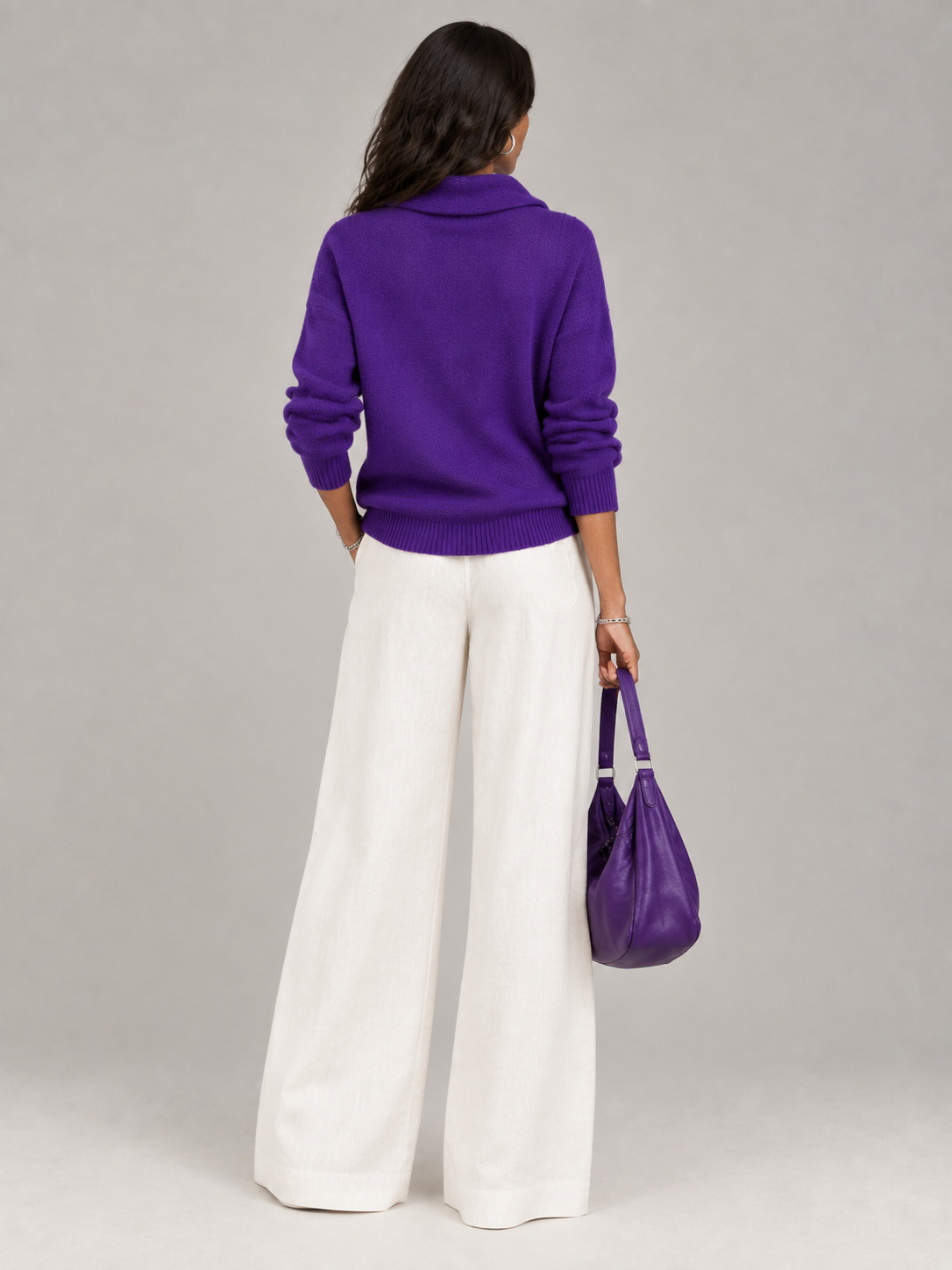 Justine™ | Pull à col drapé