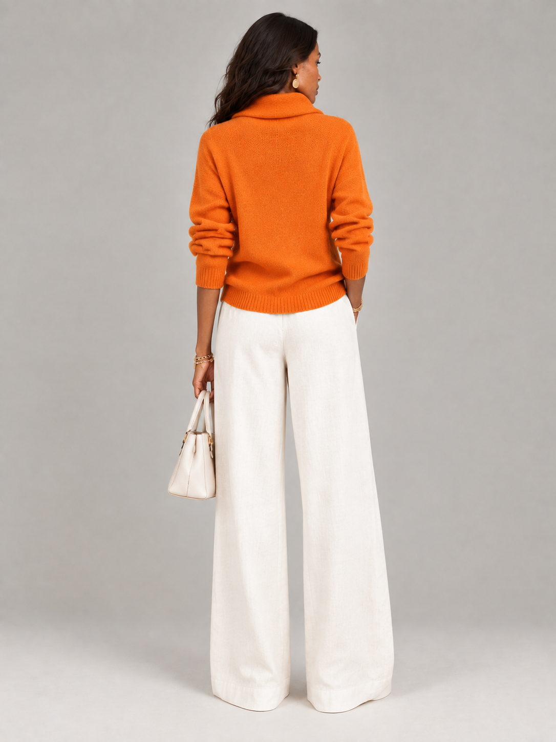 Justine™ | Pull à col drapé