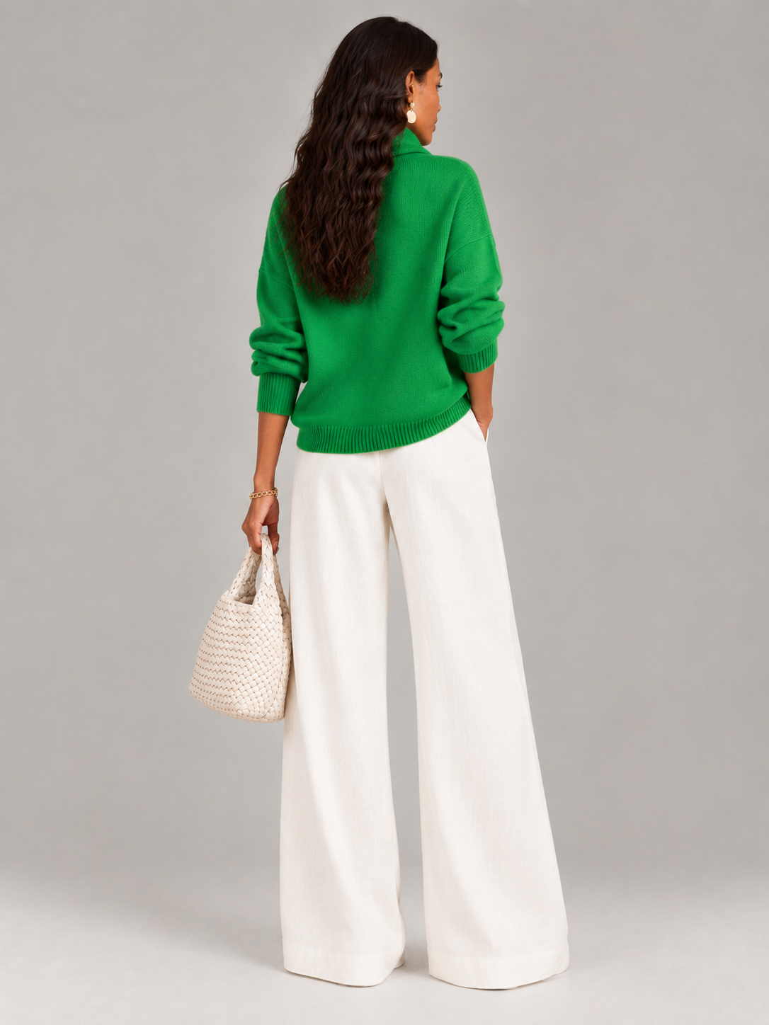 Justine™ | Pull à col drapé